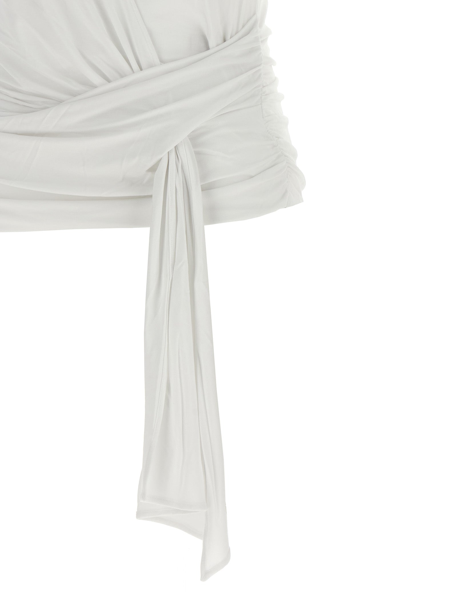 7 For All Mankind Draped Detail T-Shirt