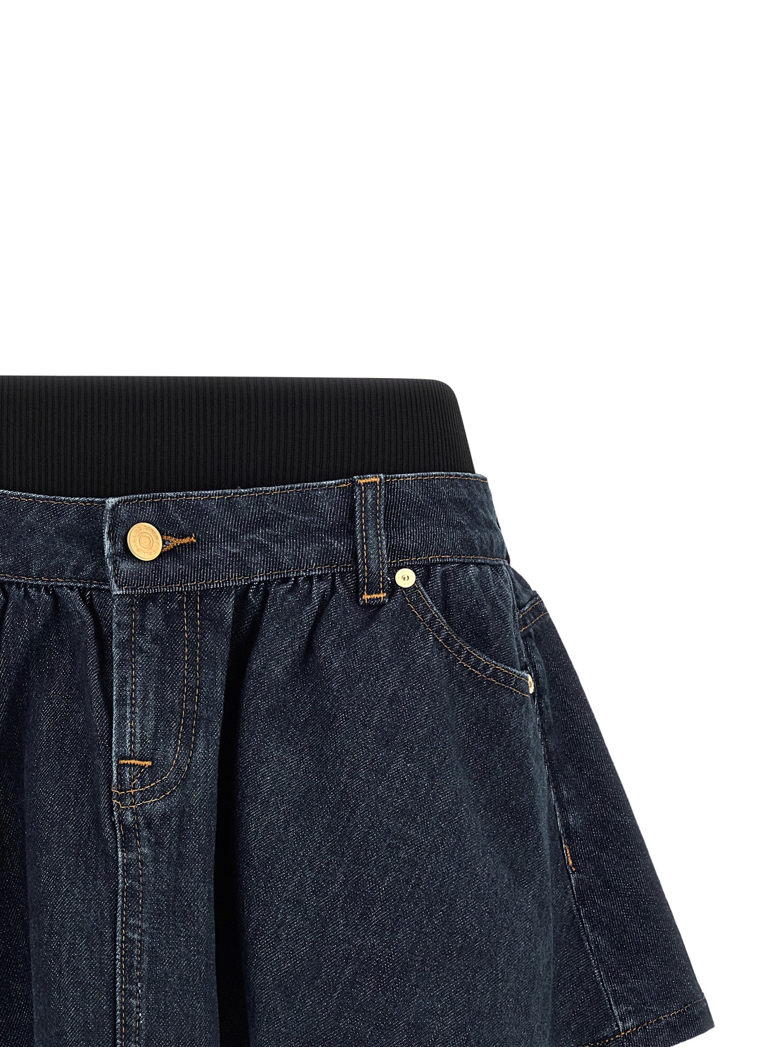 7 For All Mankind 'Banded Mini' Skirt