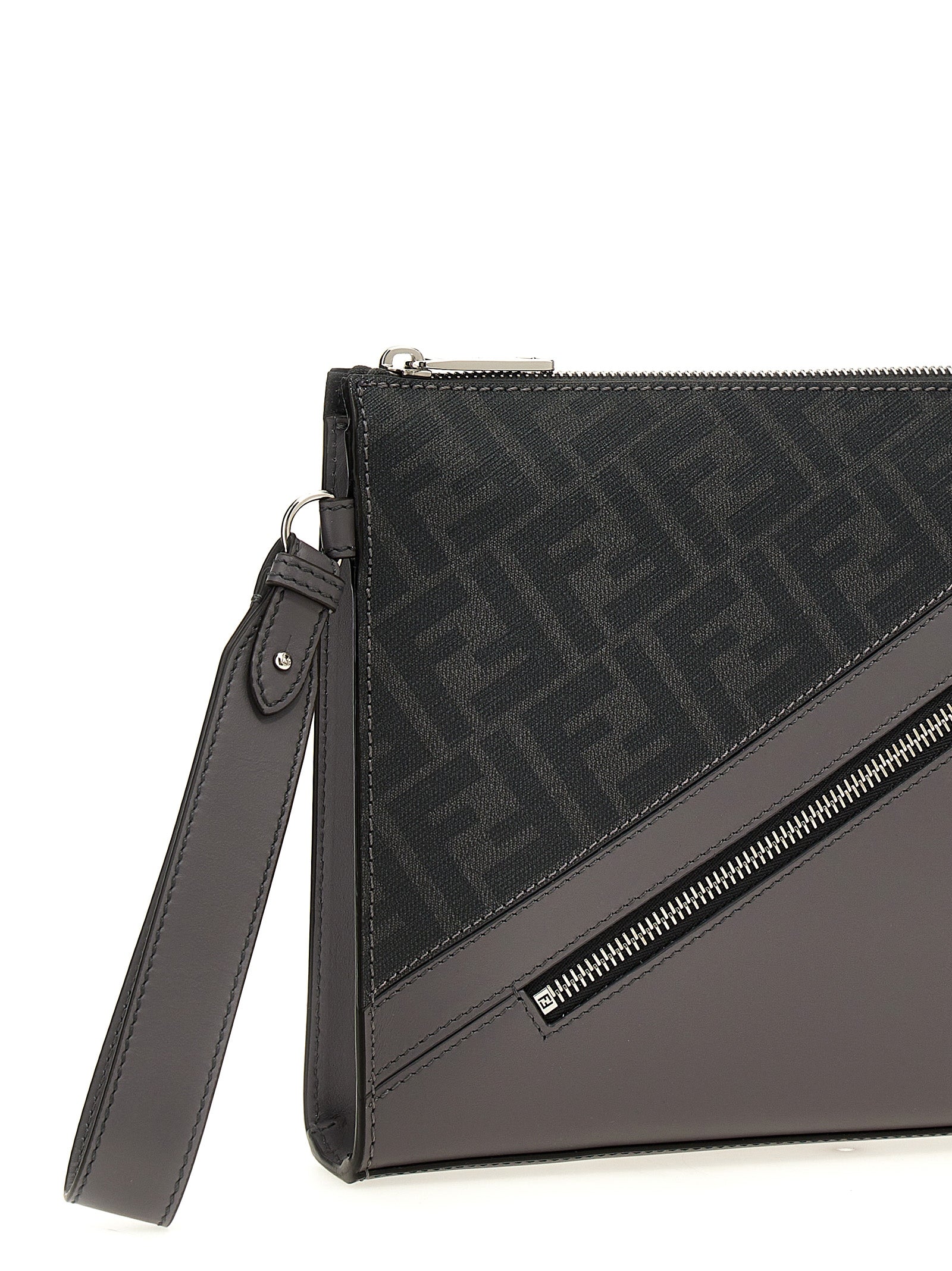 Fendi 'Fendi Diagonal' Flat Pouch