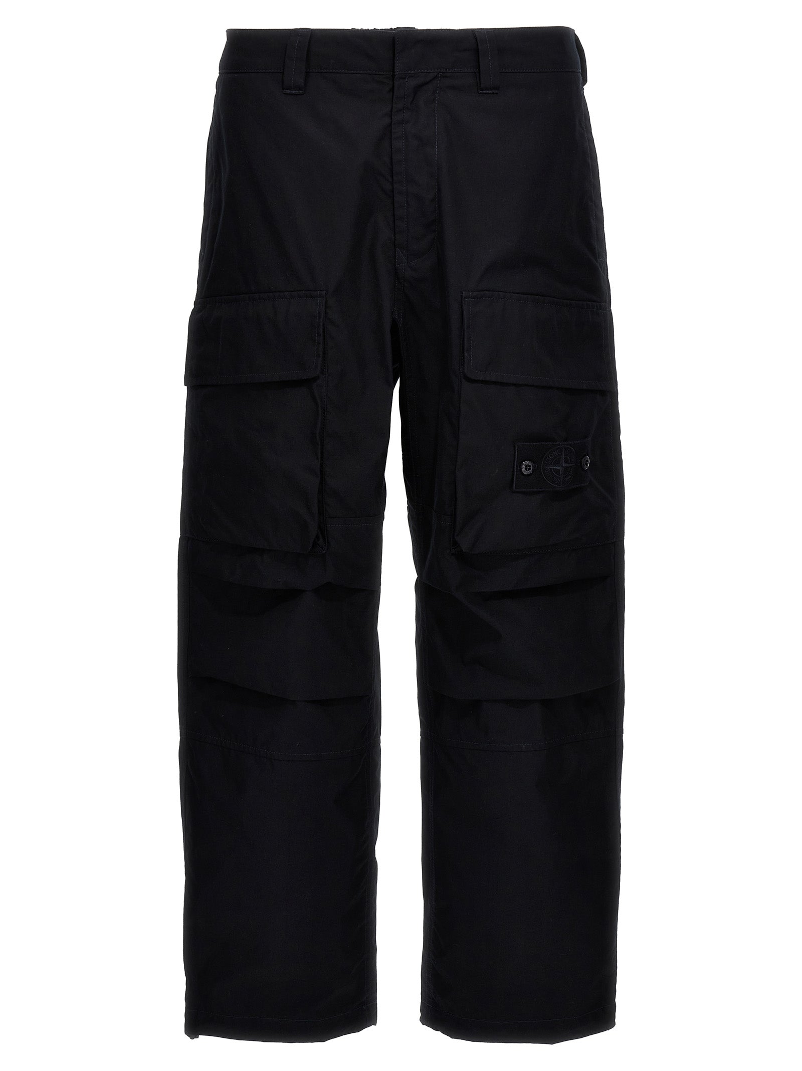 Stone Island Logo Badge Cargo Pants