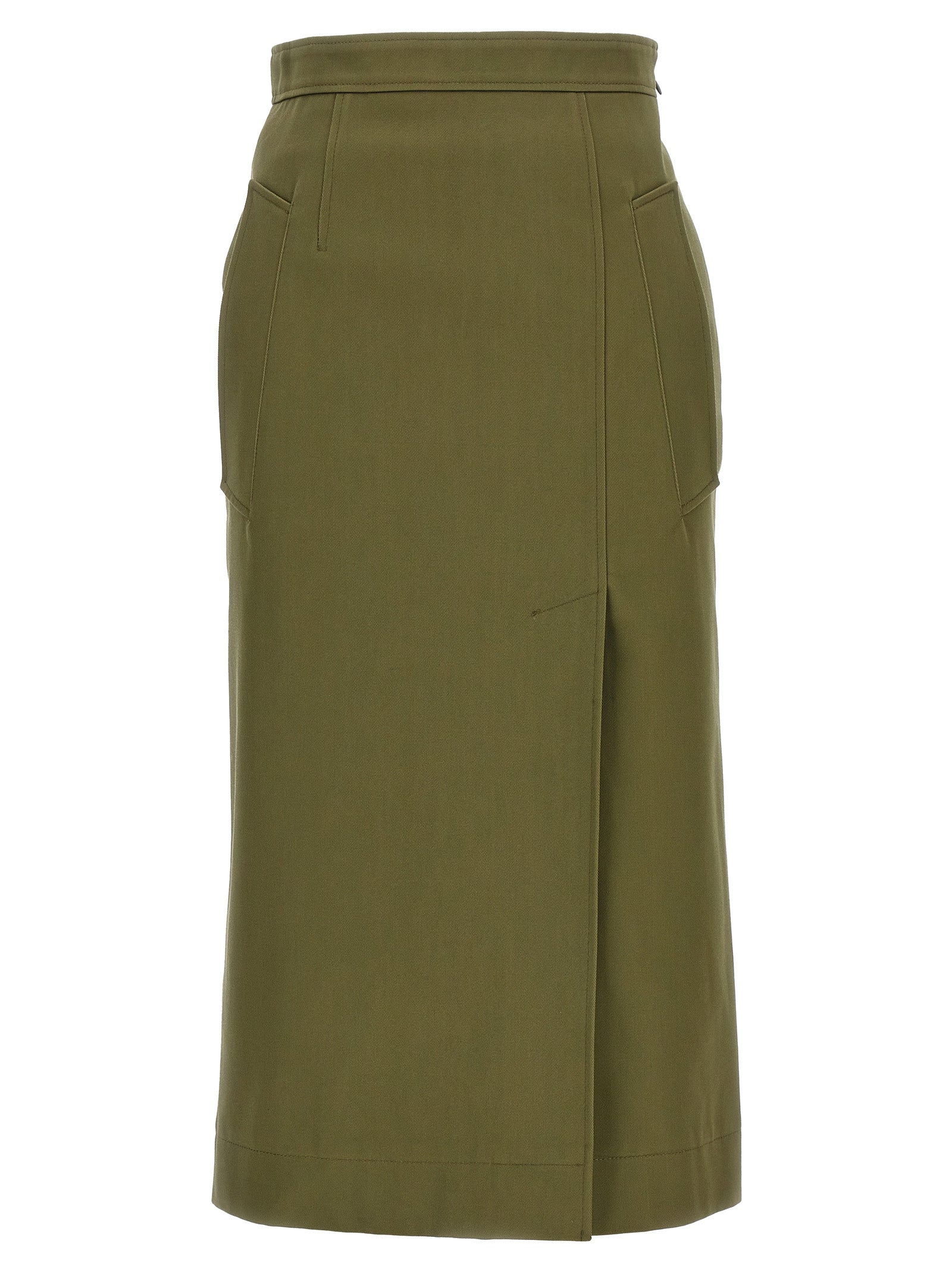 Alexander Mcqueen Gabardine Skirt