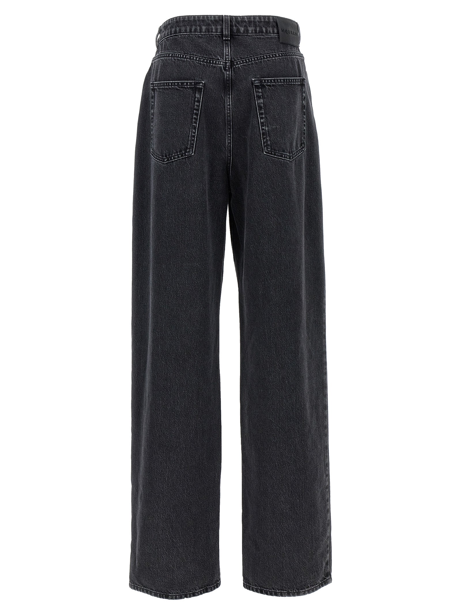 Alexander Mcqueen Wide Leg Jeans