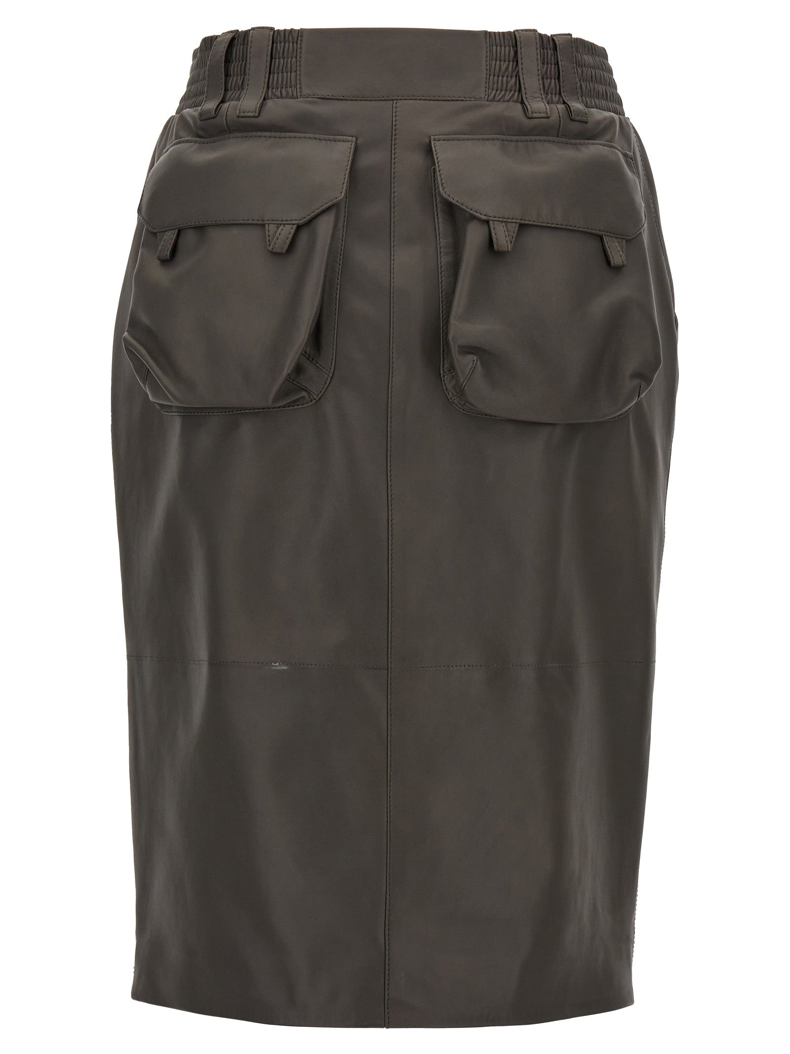 Saint Laurent Leather Skirt