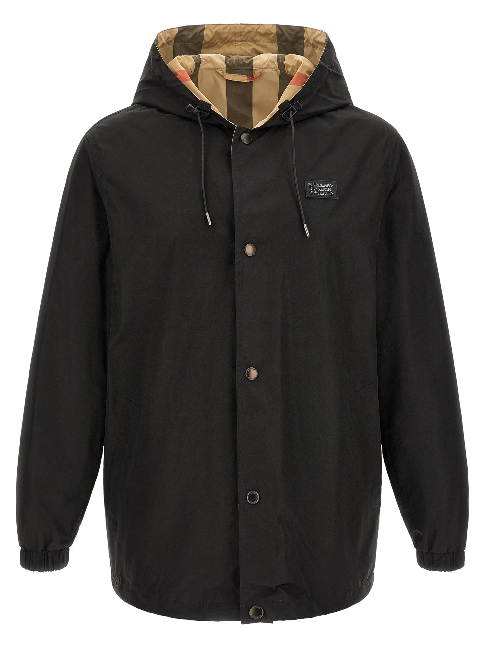Burberry 'Elmhurst' Hooded Reversible Jacket