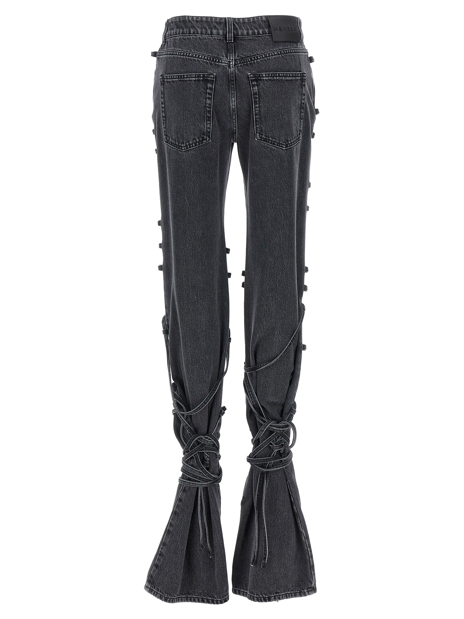 Alexander Mcqueen Jeans Asymmetric Closure