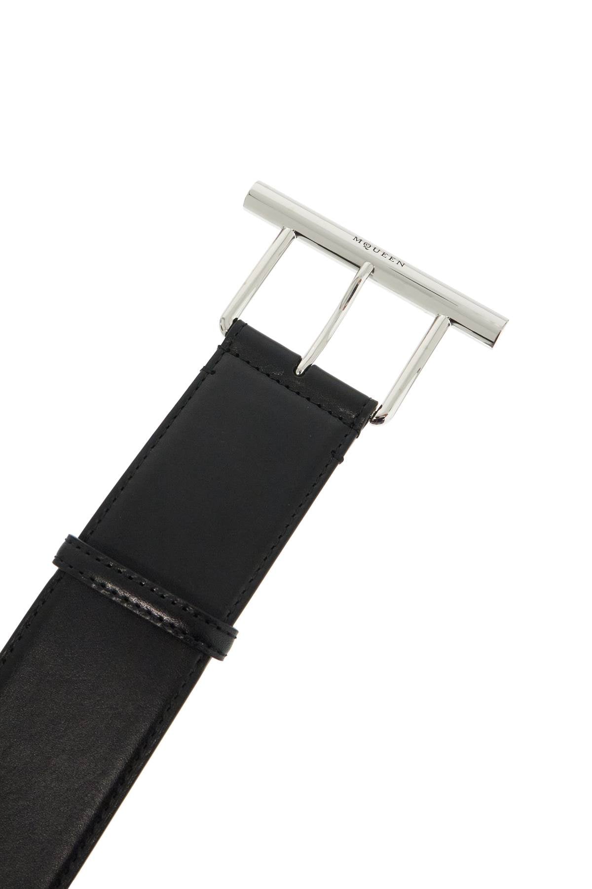 Alexander Mcqueen Cross-Bar Belt