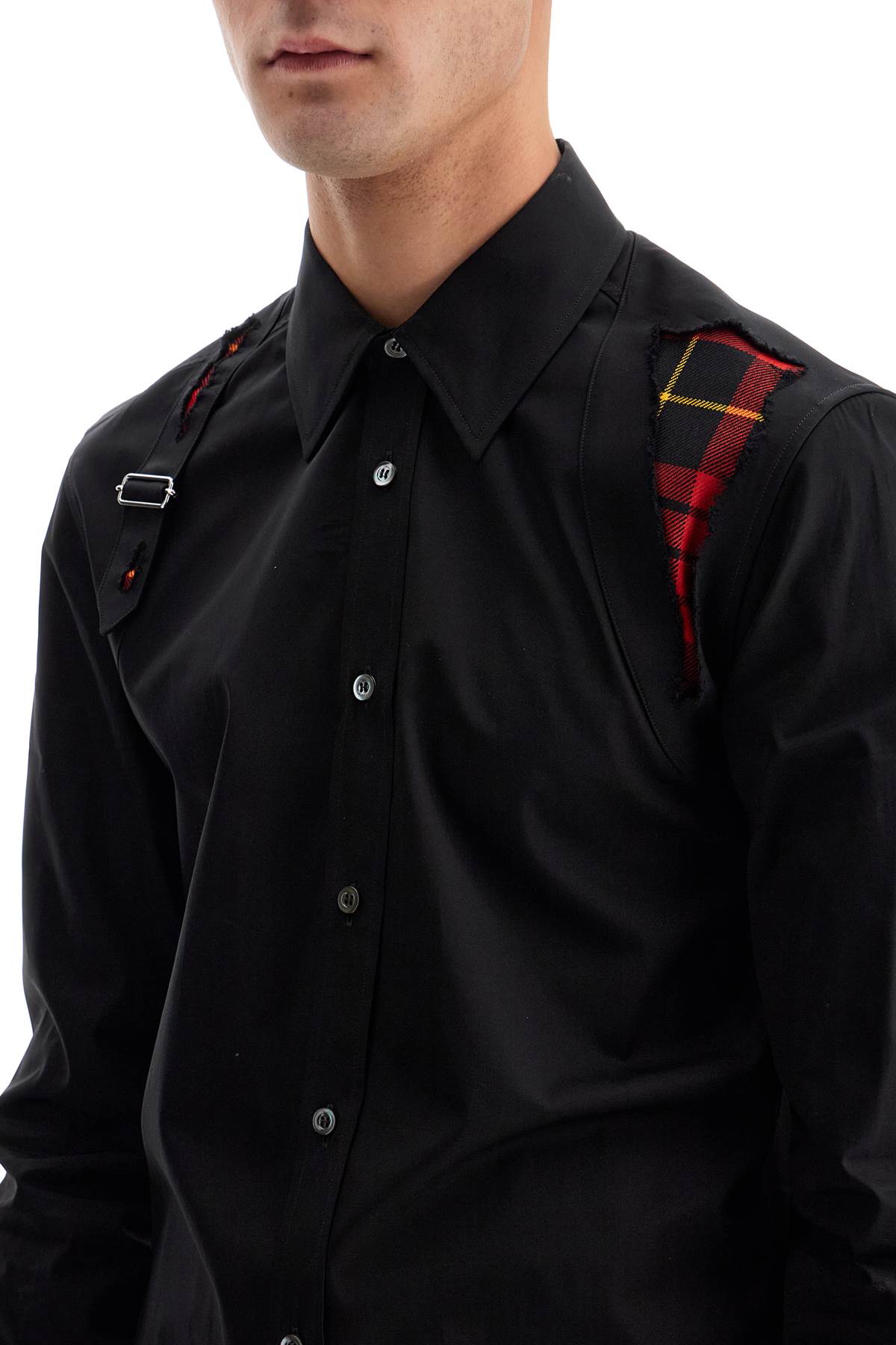 Alexander Mcqueen Macqueen Tartan Harness Shirt For