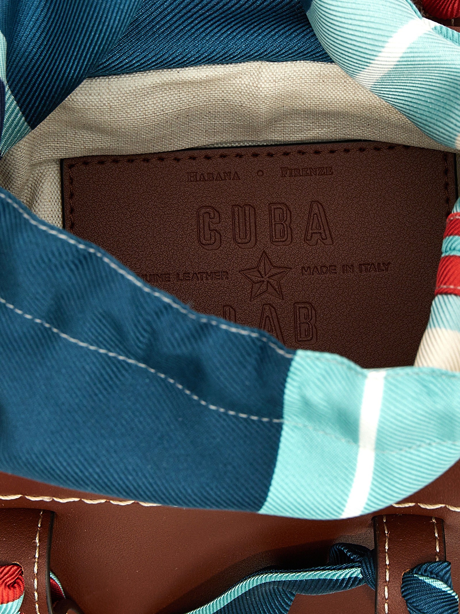 Cuba Lab Cuba Lab 'Habanera Silk- Skydream' Handbag