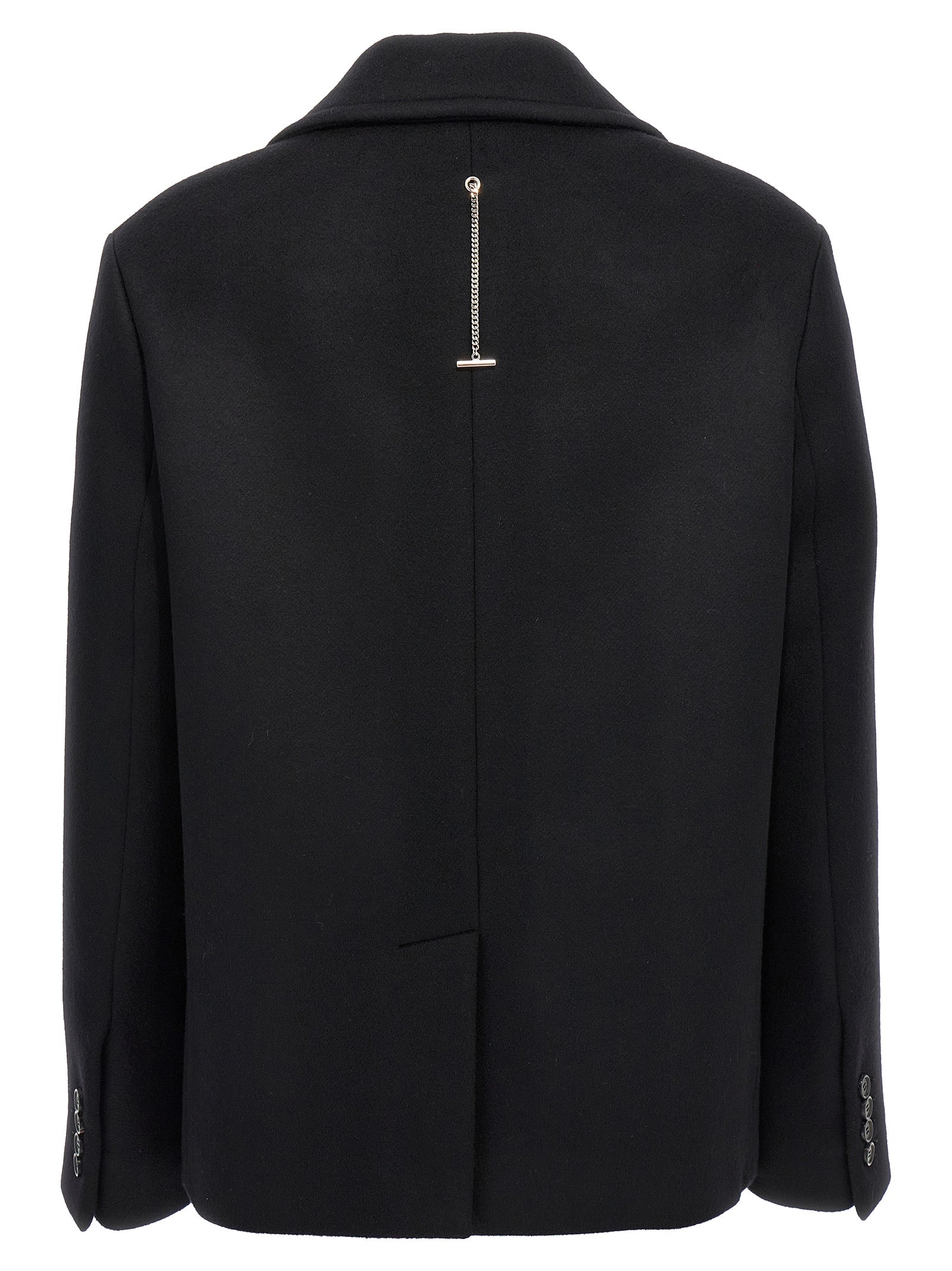 Alexander Mcqueen Felt Double-Breasted Coat