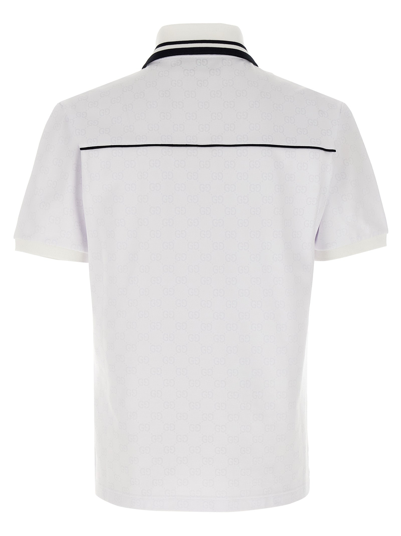 Gucci Gg Jacquard Polo Shirt