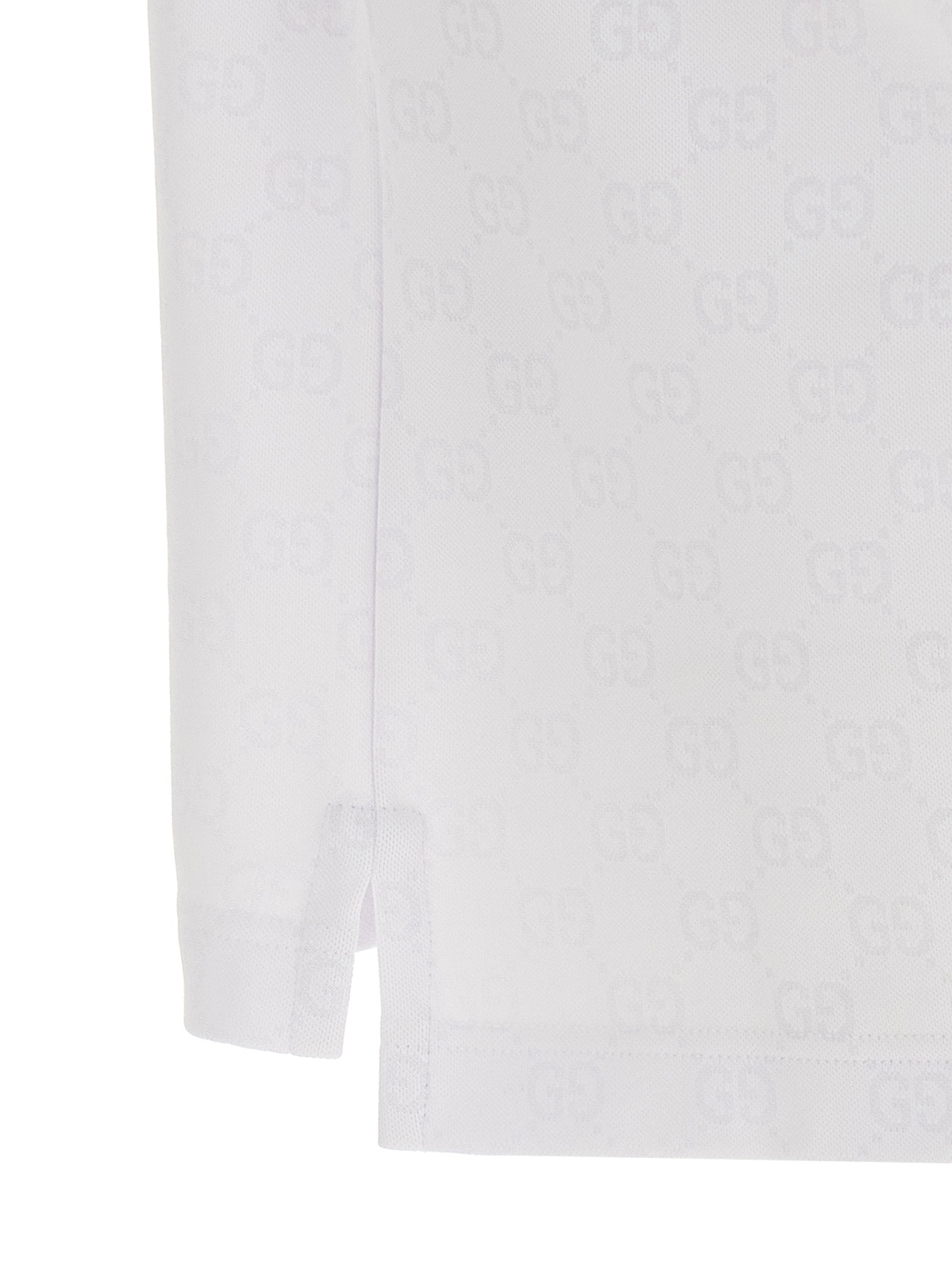 Gucci Gg Jacquard Polo Shirt