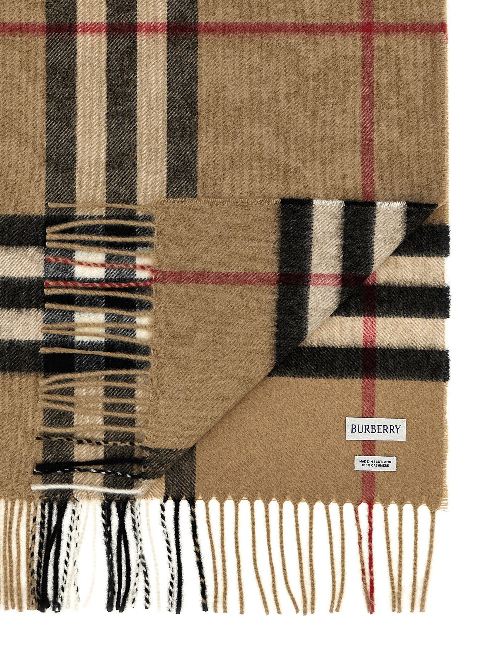 Burberry Check Cashmere Scarf