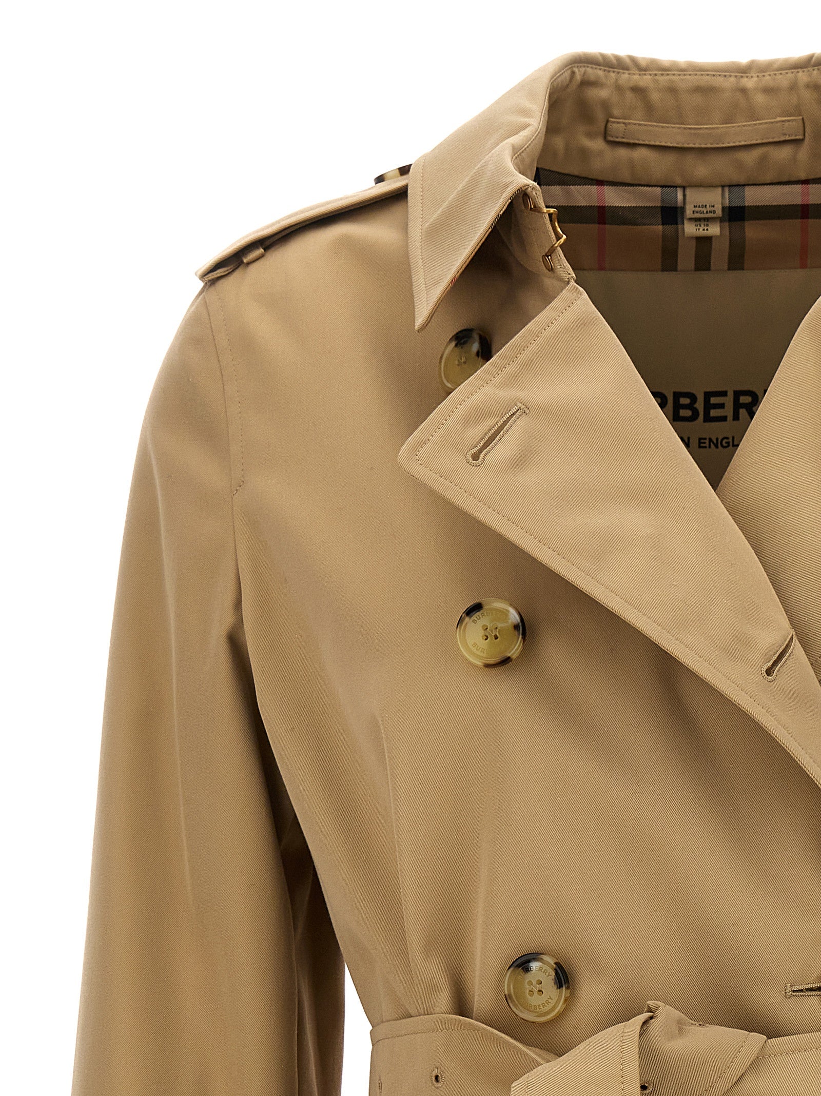 Burberry 'Kensington' Short Trench Coat