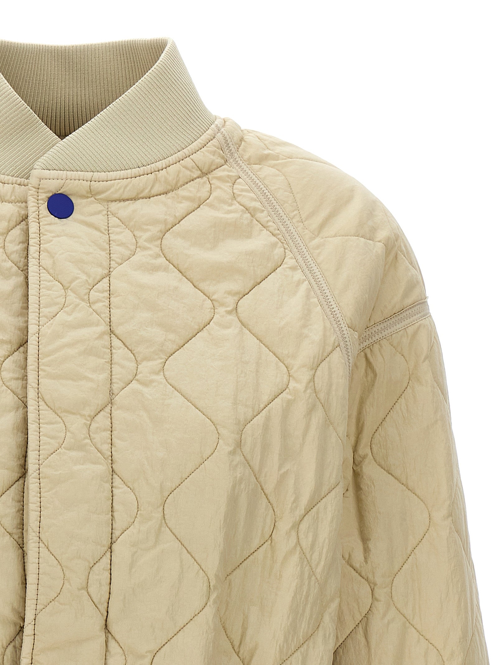 Burberry Quilted Bomber Jacket