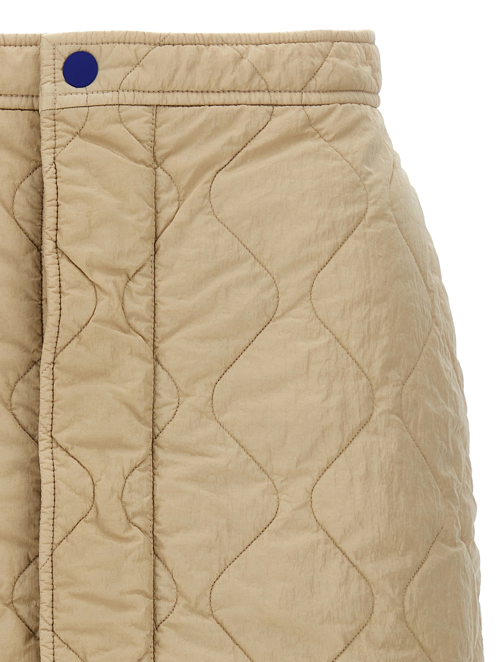 Burberry Quilted Nylon Skirt