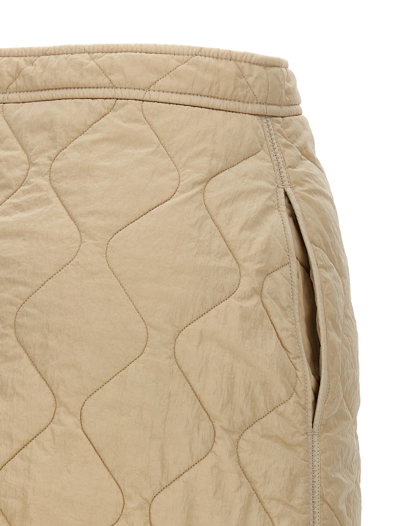 Burberry Quilted Nylon Skirt