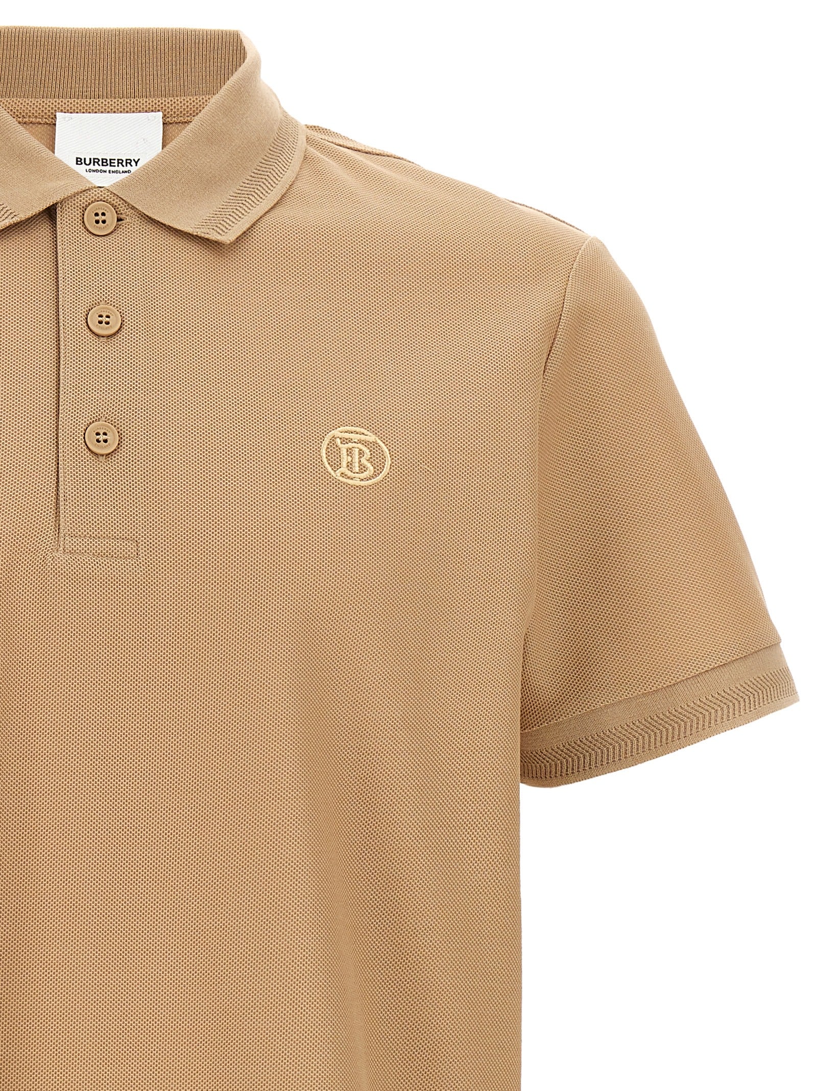 Burberry Logo Embroidery Polo Shirt