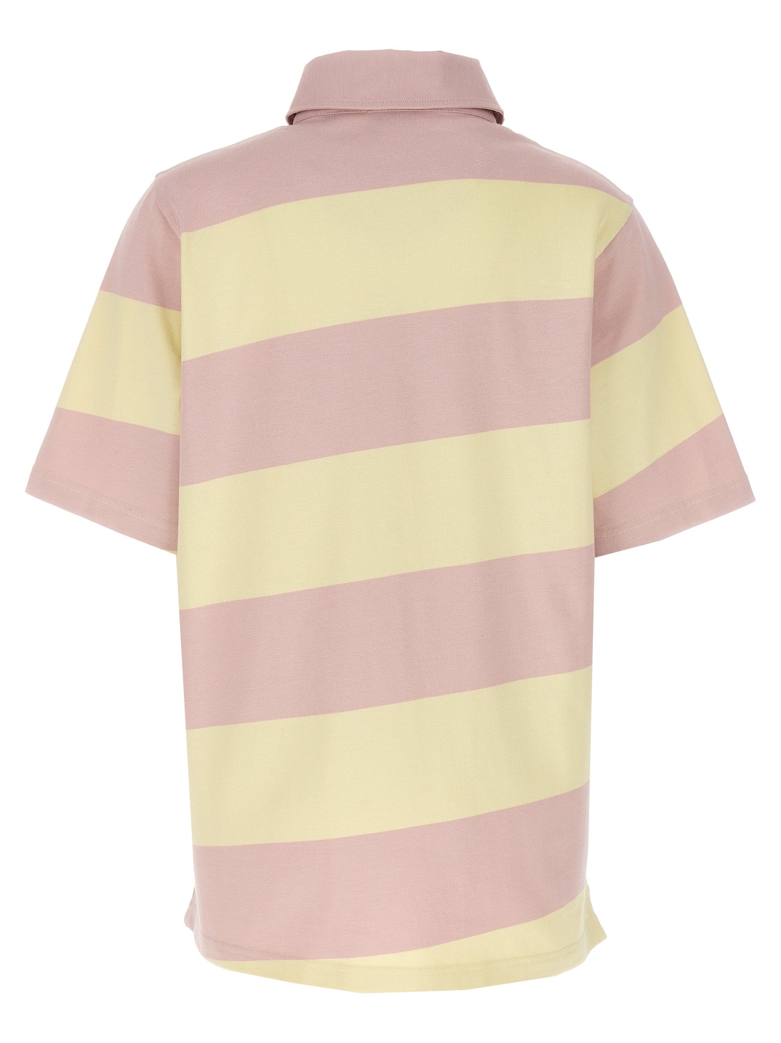 Burberry Logo Striped Polo Shirt