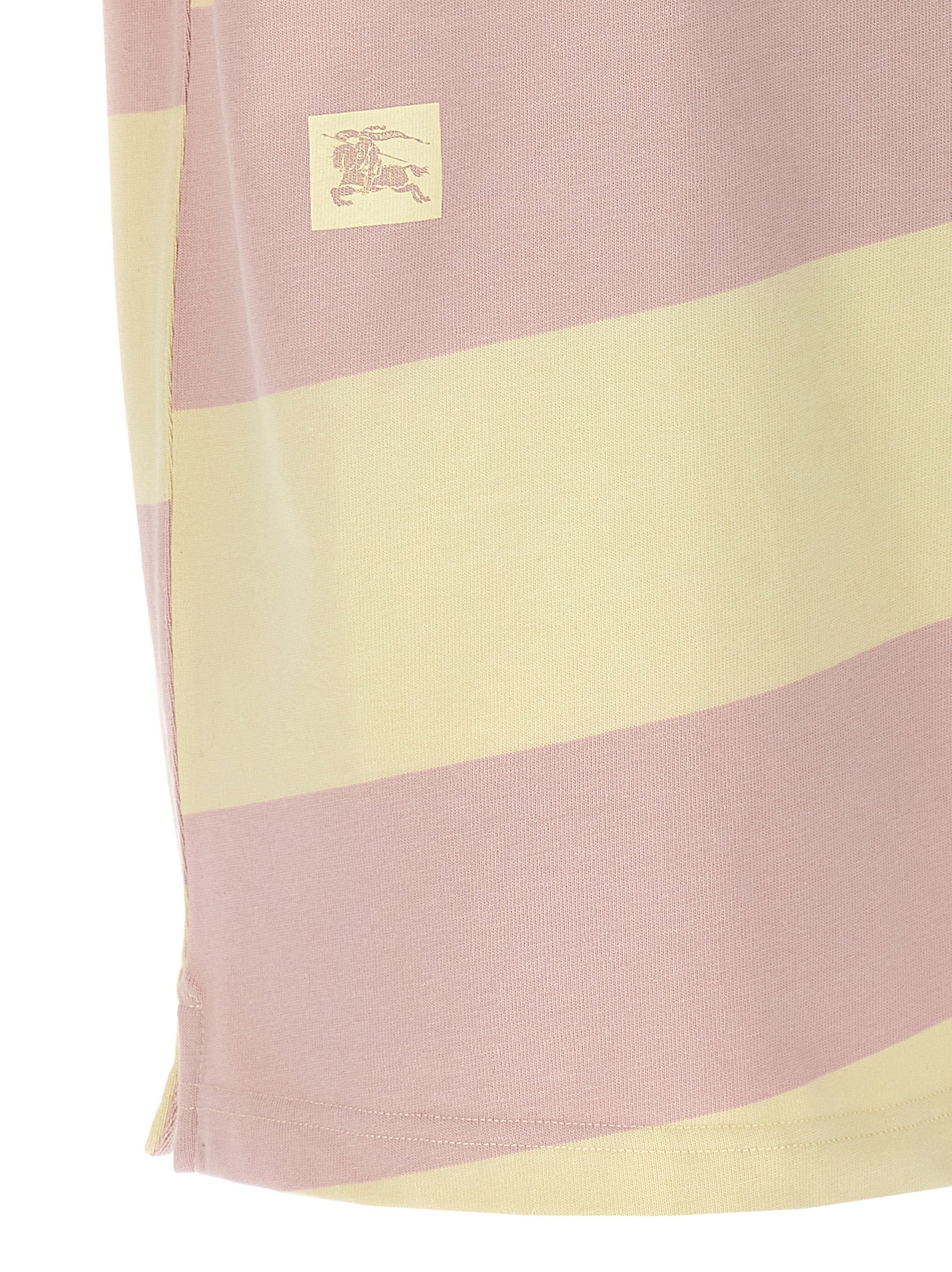 Burberry Logo Striped Polo Shirt