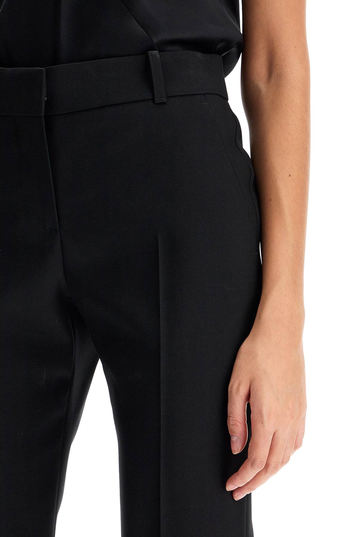 Alexander Mcqueen Bootcut Gabardine Trousers