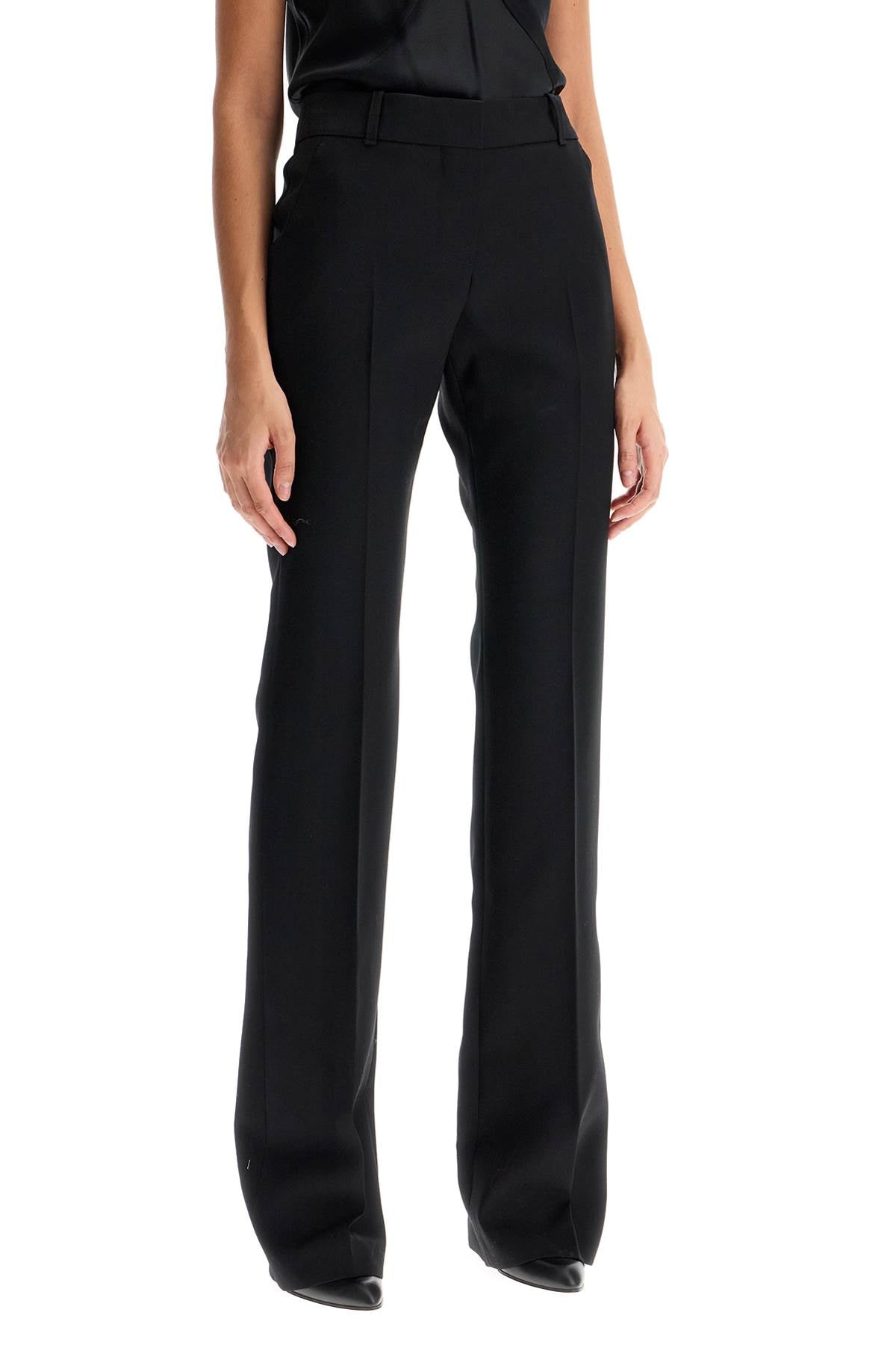 Alexander Mcqueen Bootcut Gabardine Trousers