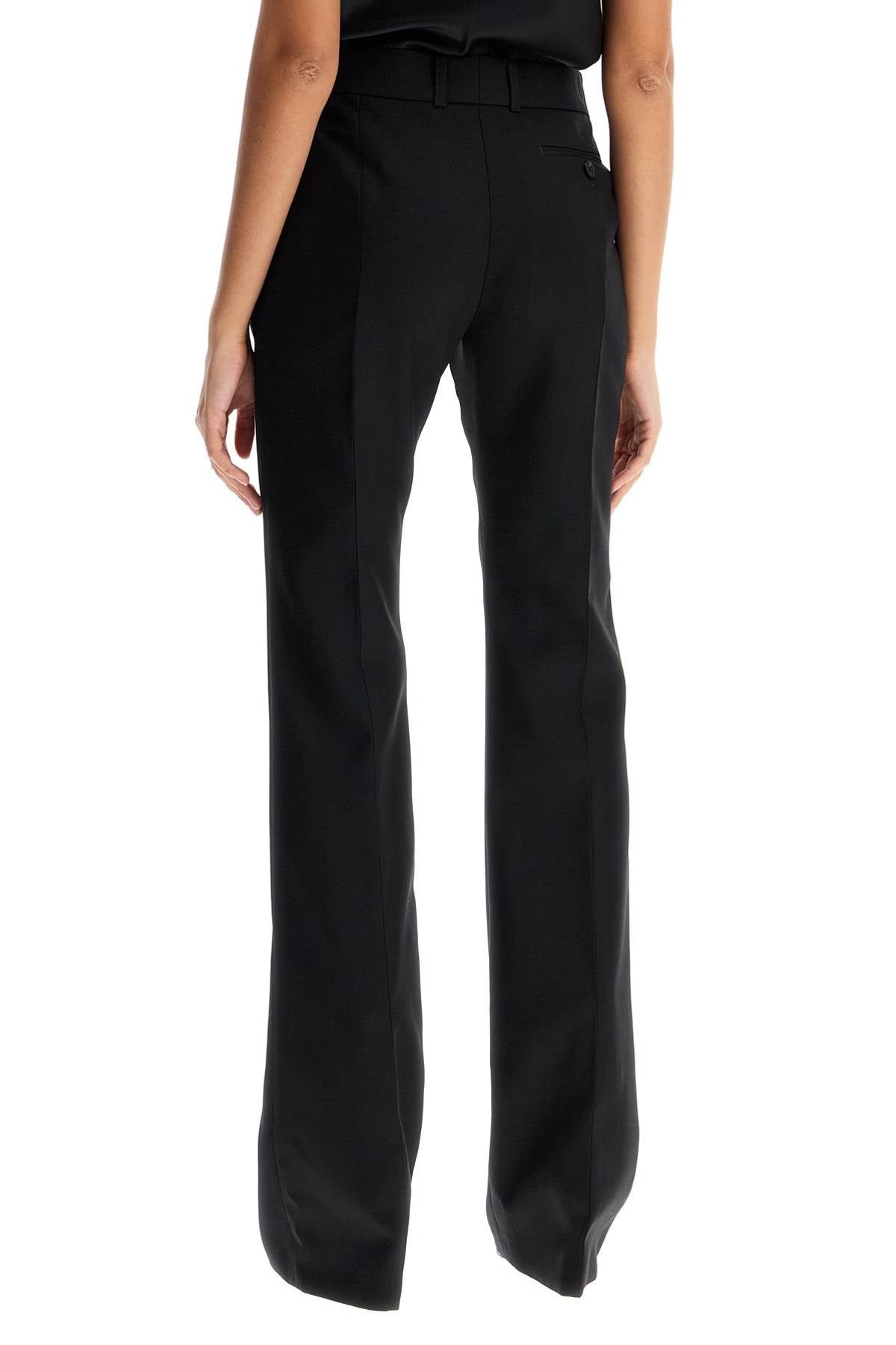 Alexander Mcqueen Bootcut Gabardine Trousers