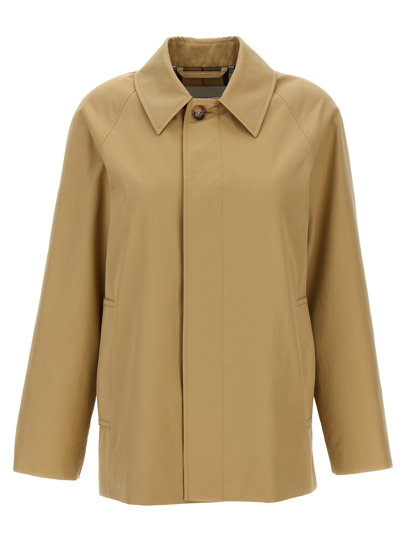 Burberry Gabardine Short Trench Coat