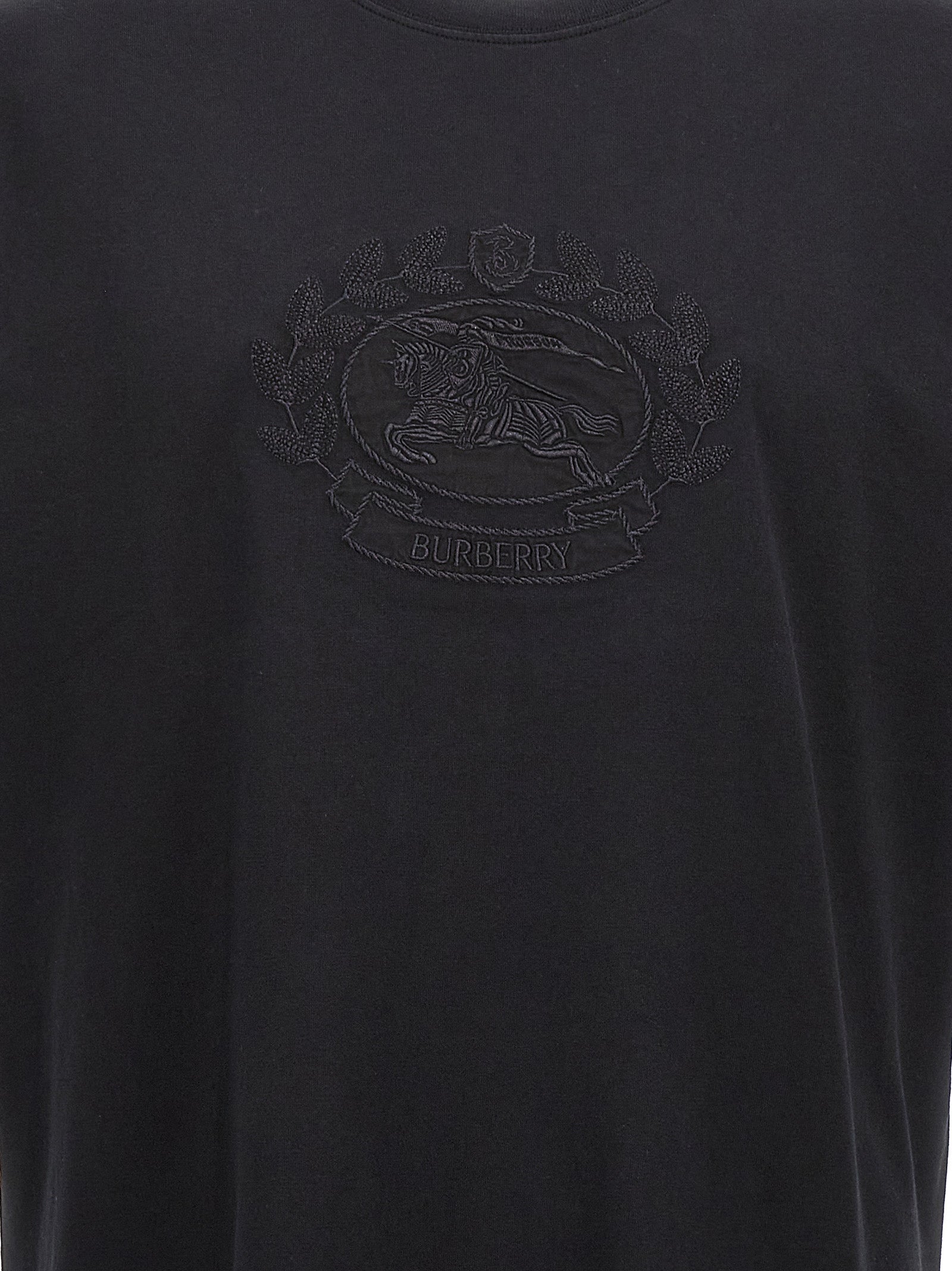 Burberry Logo Embroidery T-Shirt