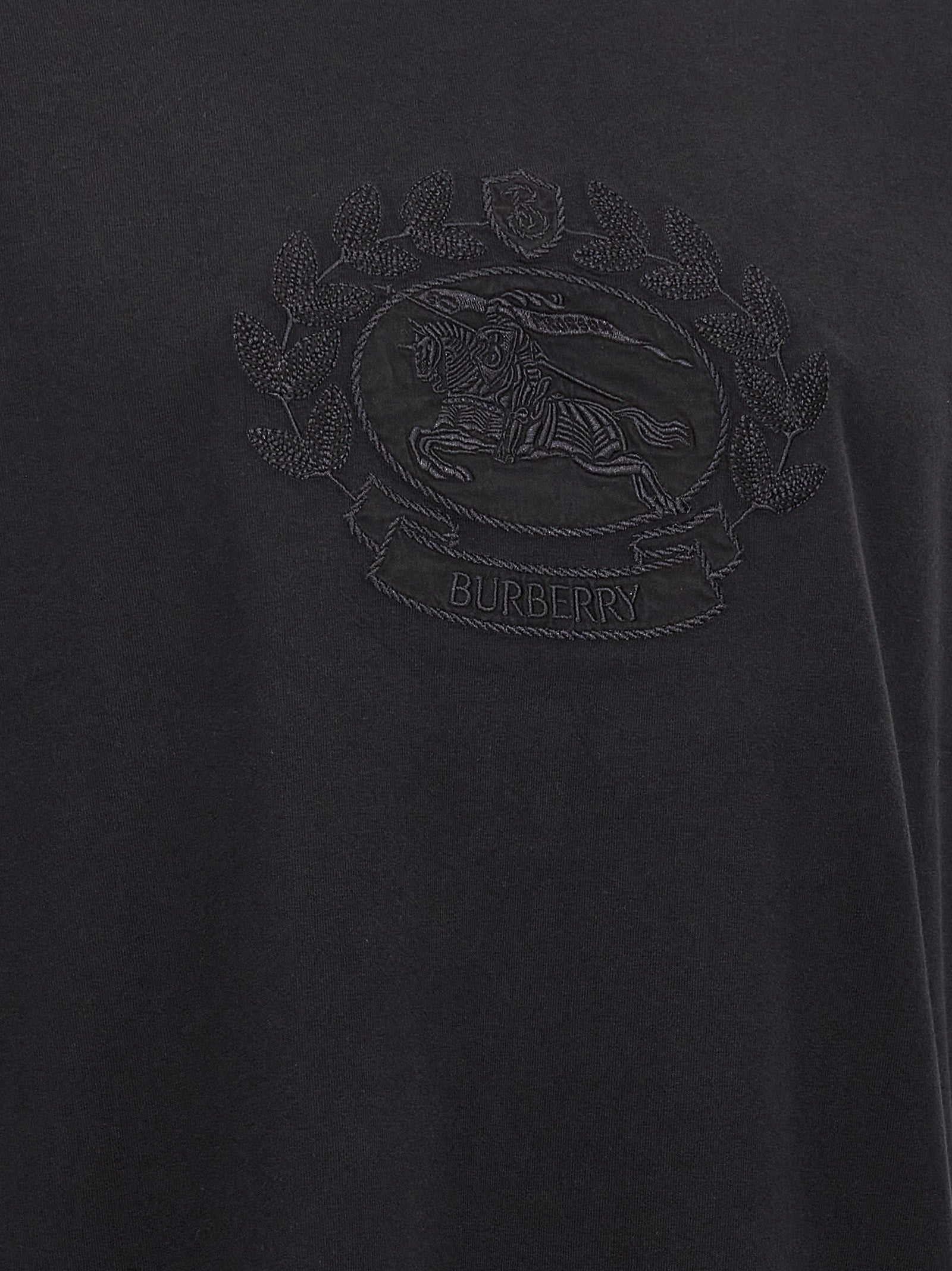 Burberry Logo Embroidery T-Shirt