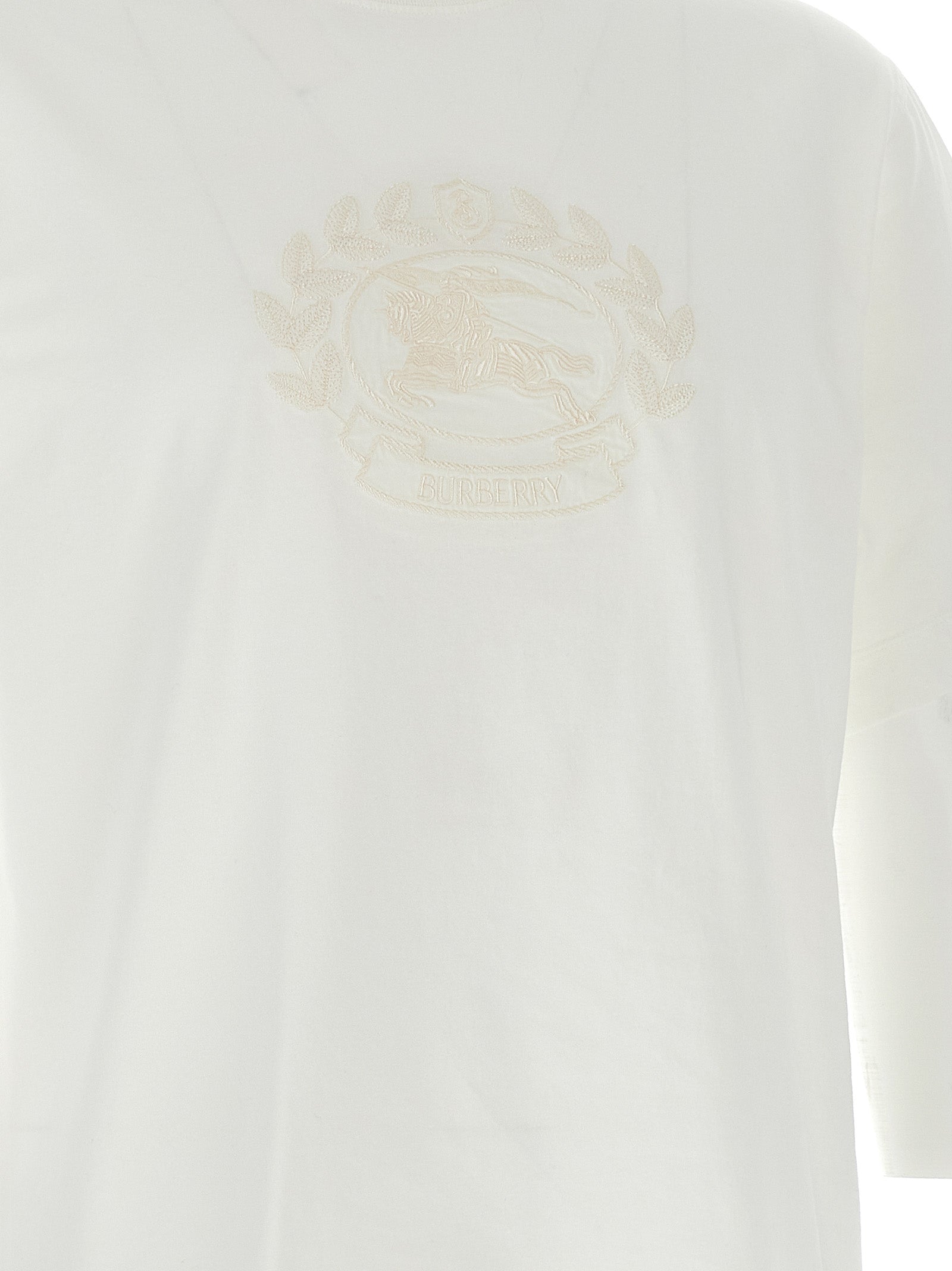 Burberry Logo Embroidery T-Shirt