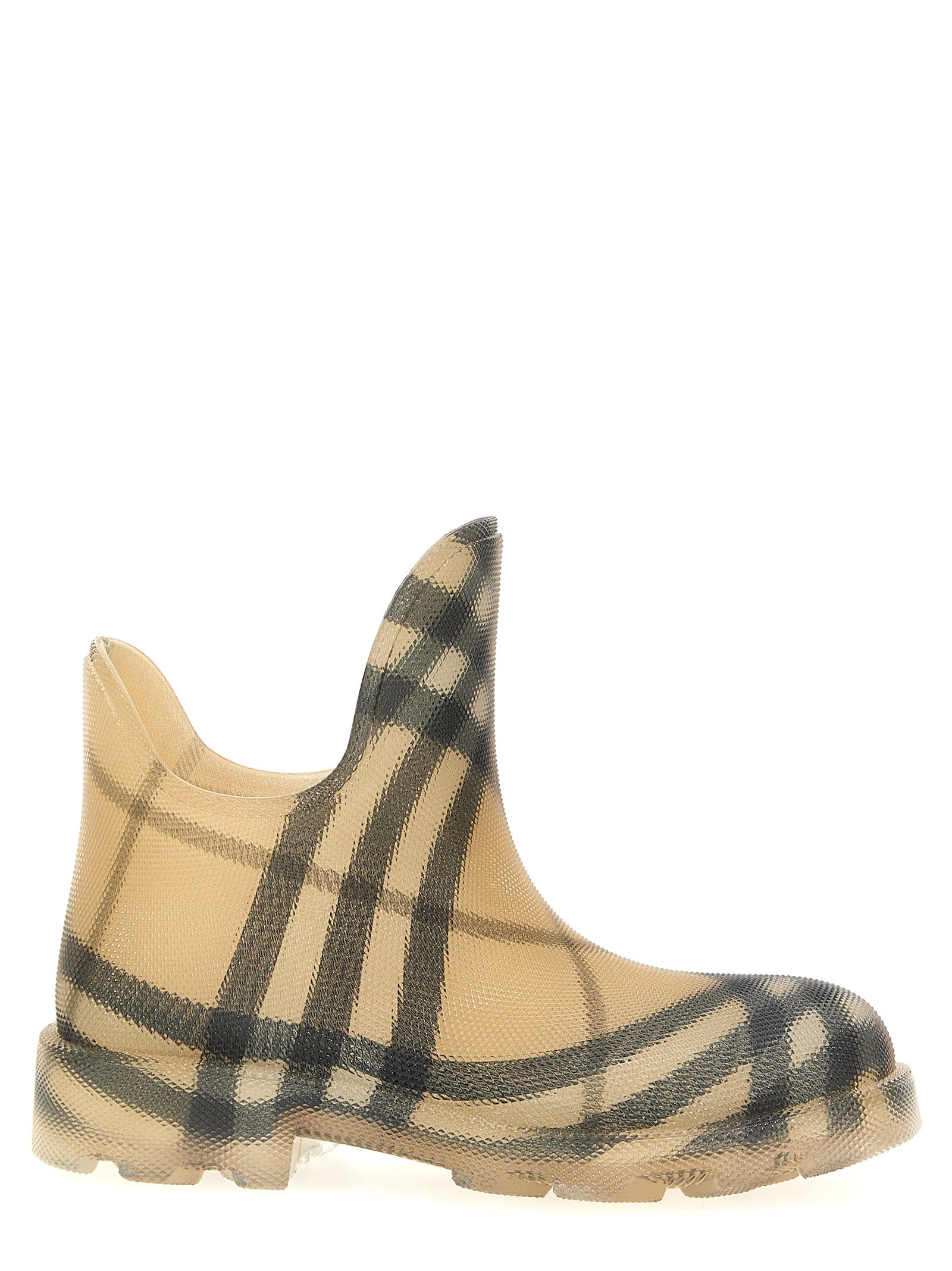 Burberry Check Ankle Boots