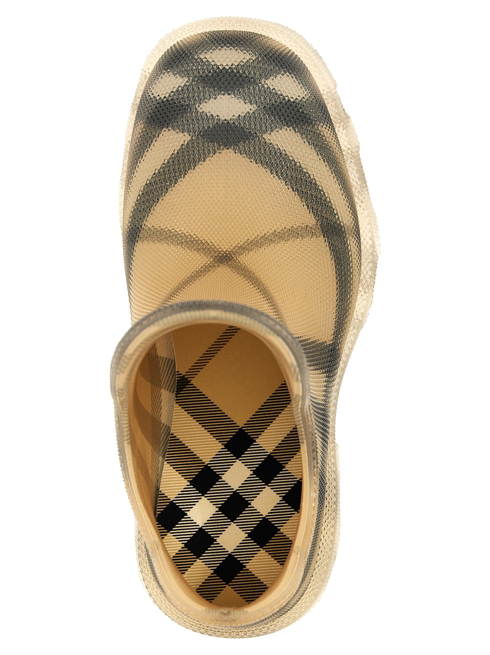 Burberry Check Ankle Boots