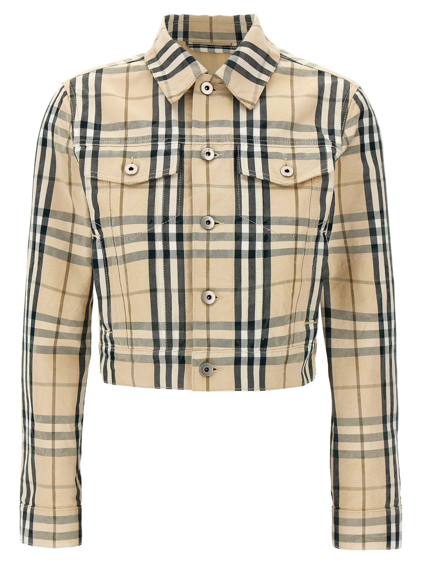 Burberry Check Denim Jacket