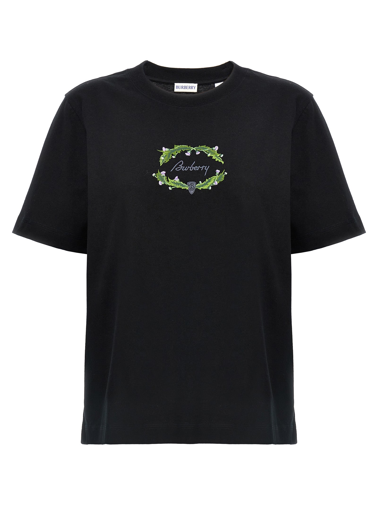 Burberry Logo Embroidery T-Shirt