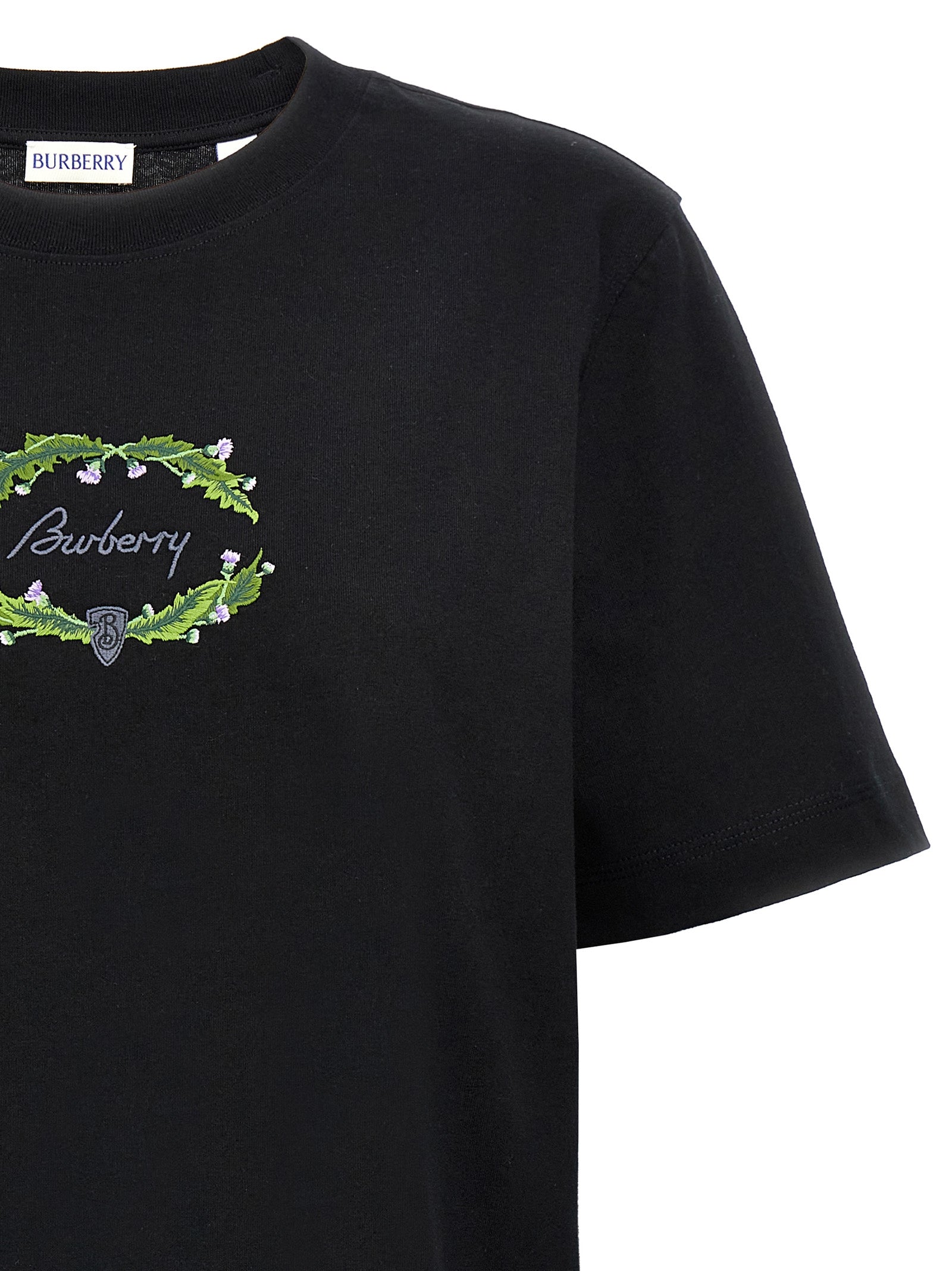 Burberry Logo Embroidery T-Shirt