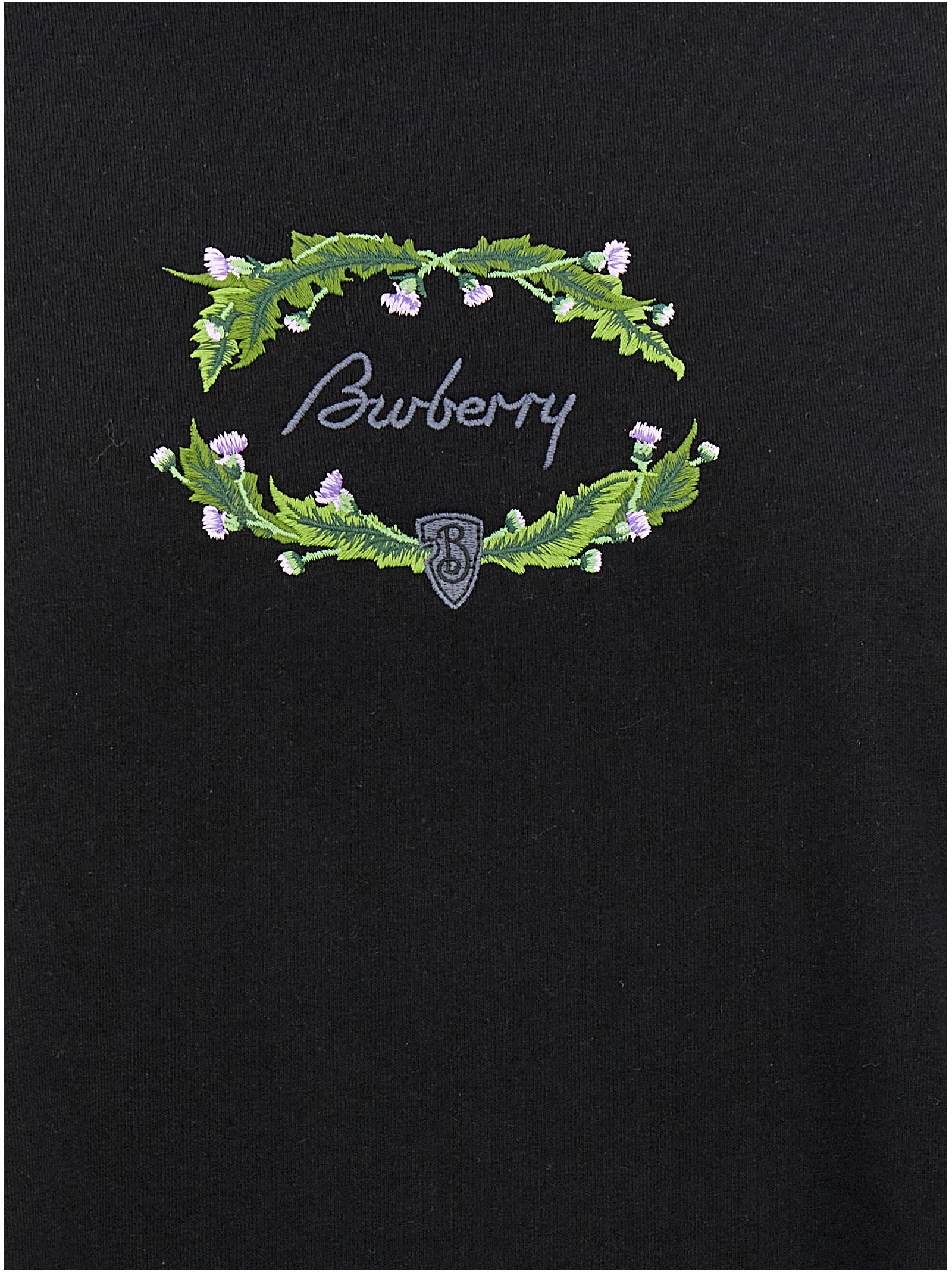 Burberry Logo Embroidery T-Shirt