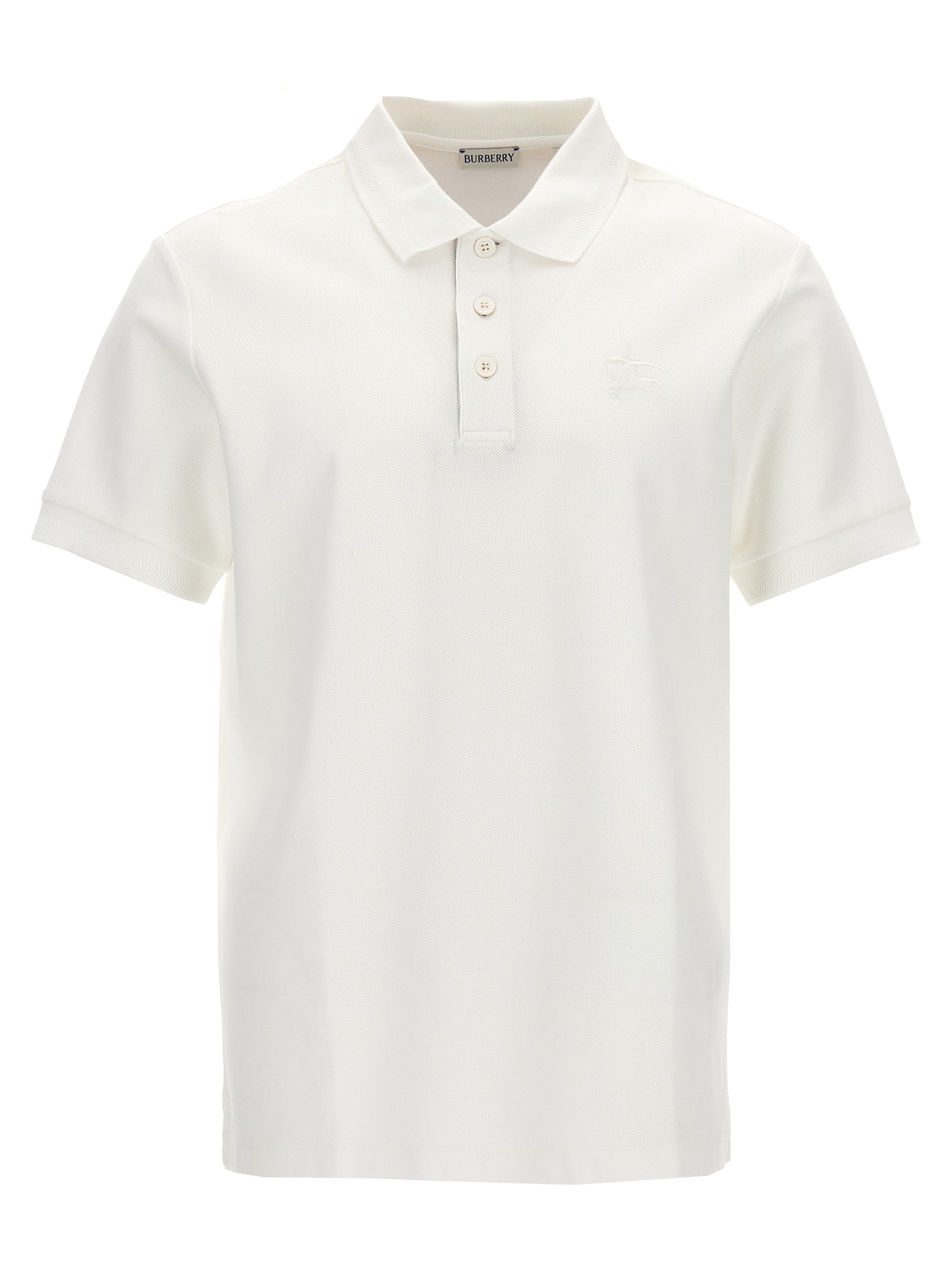 Burberry Logo Embroidery Polo Shirt