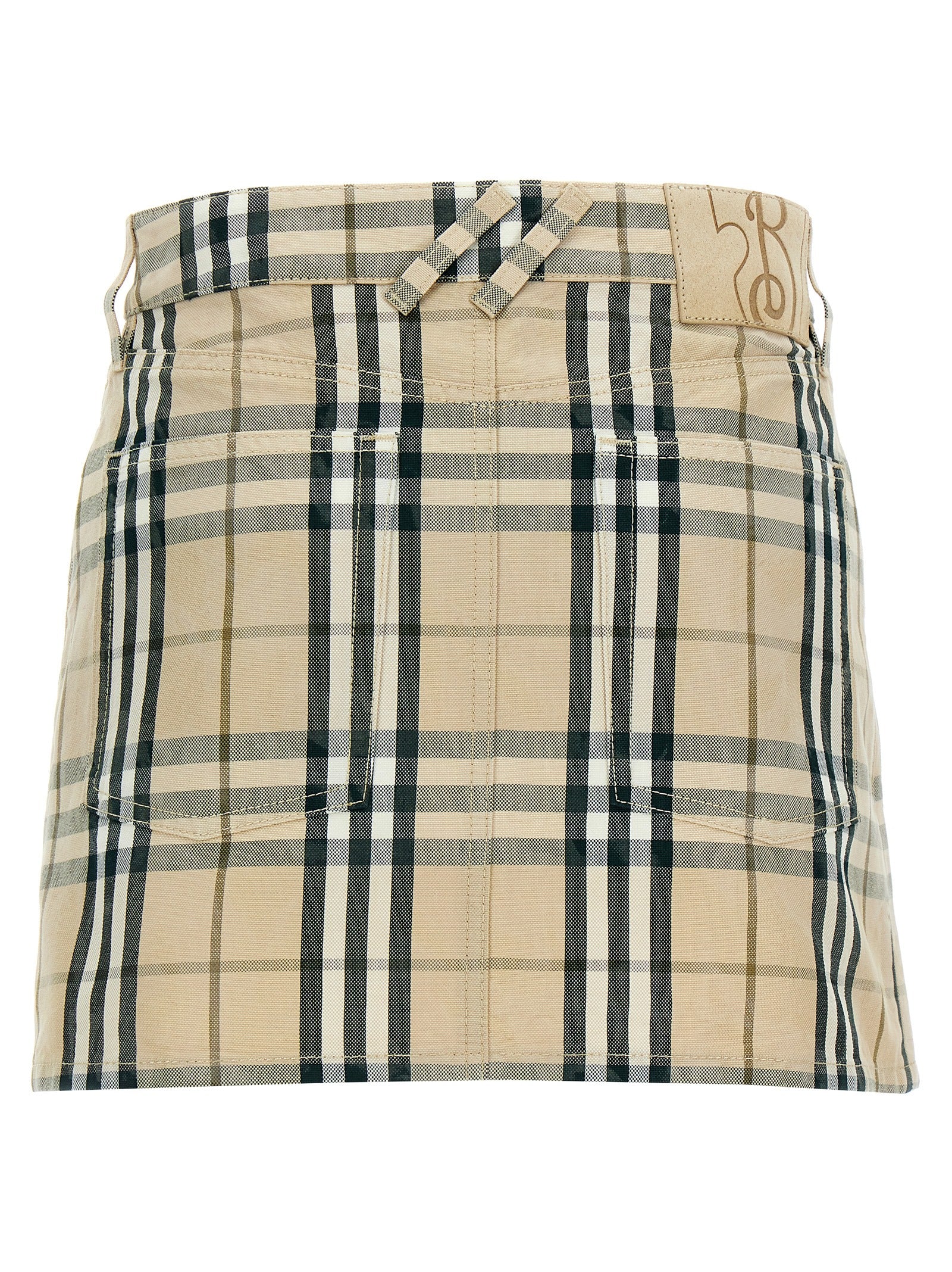 Burberry Check Skirt