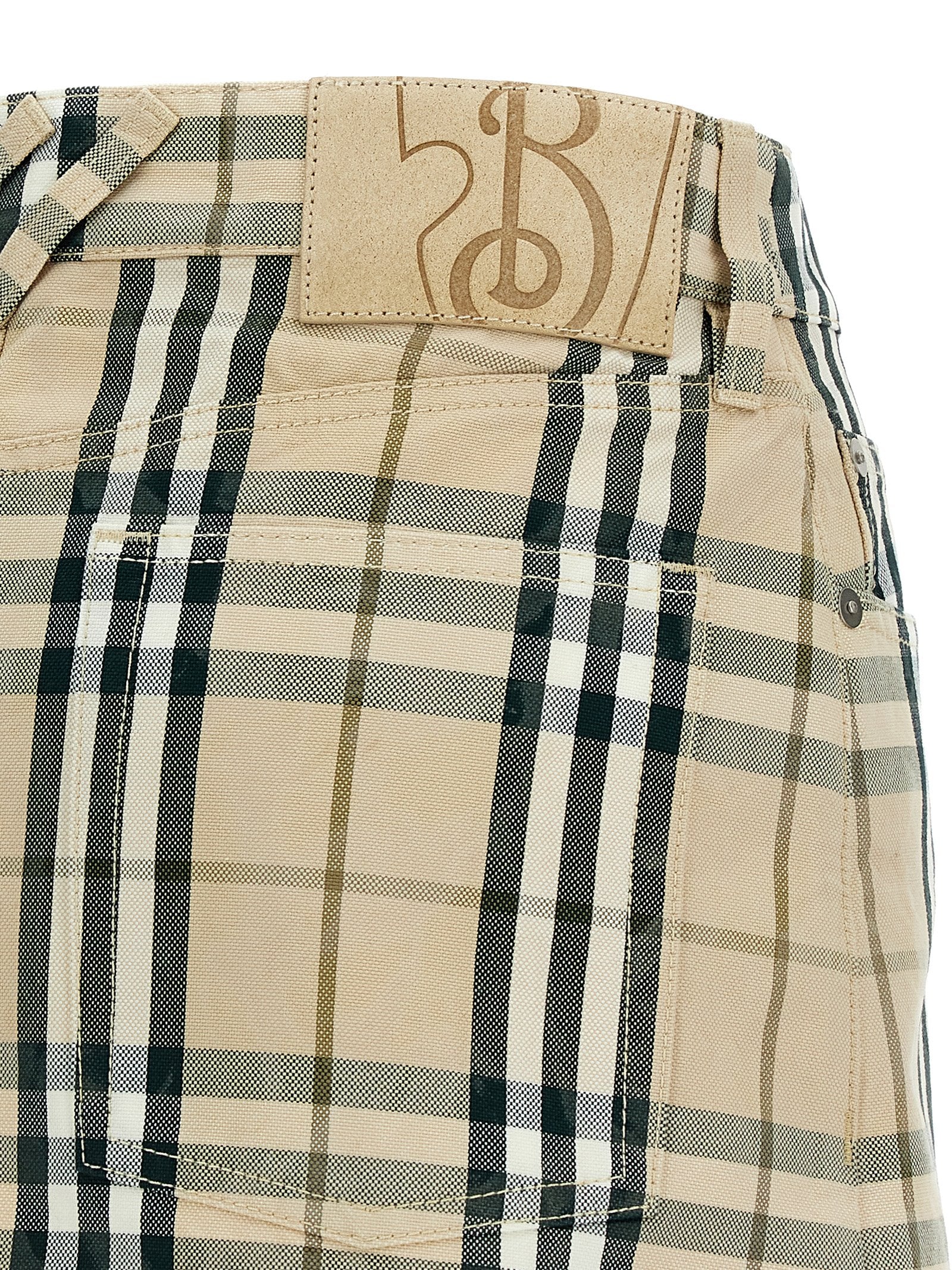 Burberry Check Skirt