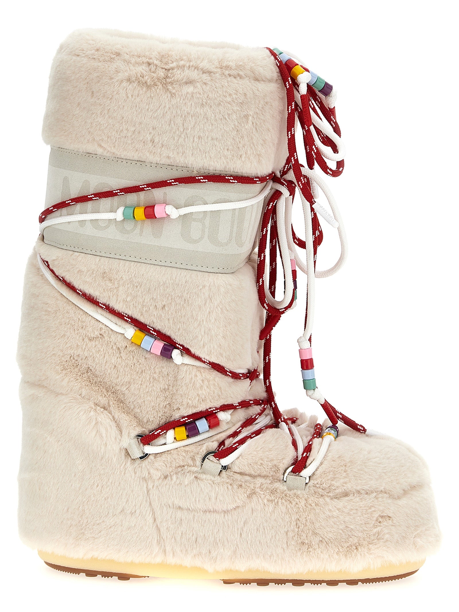 Moon Boot 'Icon Faux-Fur Beads' Boots