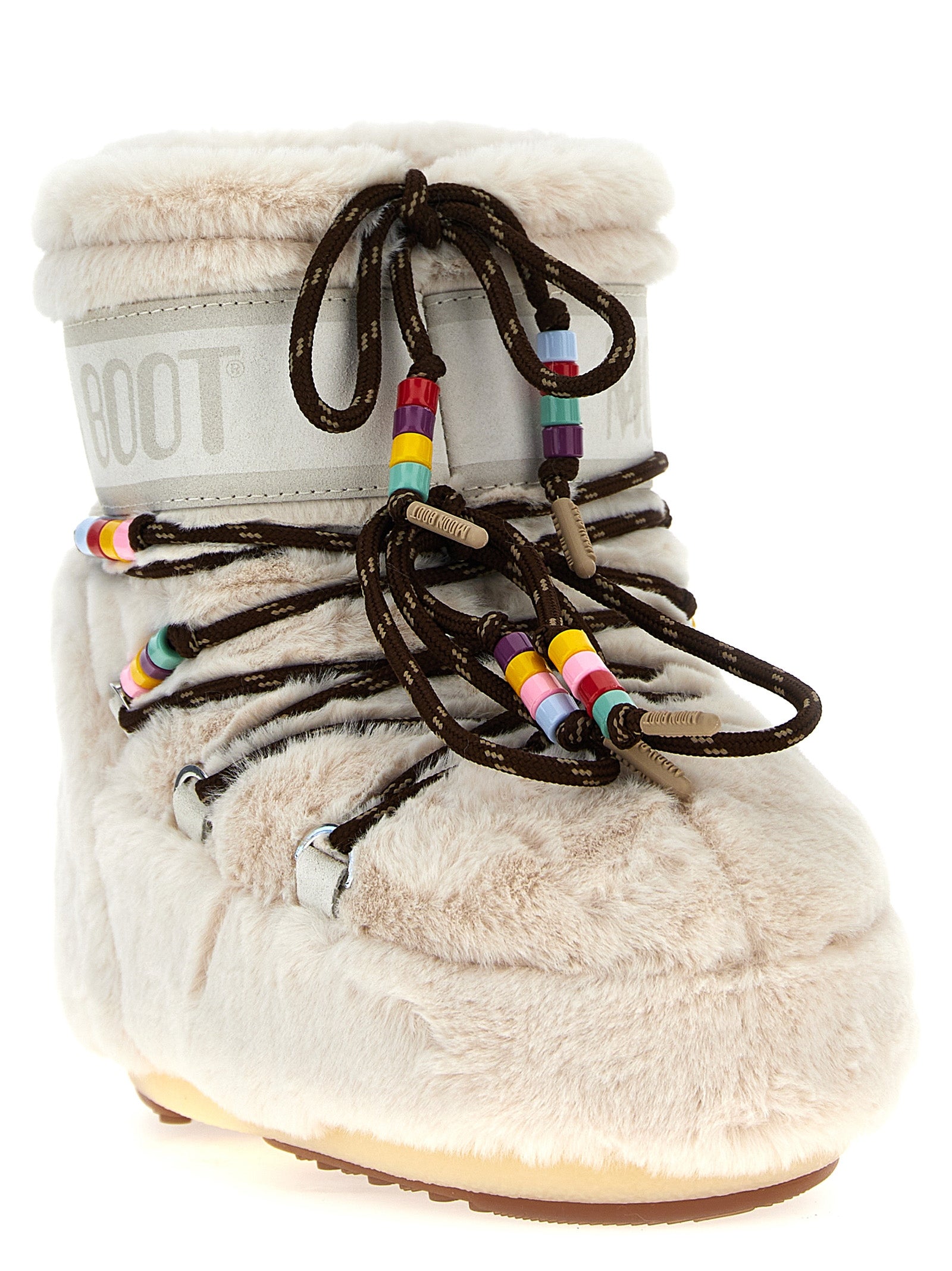 Moon Boot 'Icon Low Faux-Fur Beads' Boots