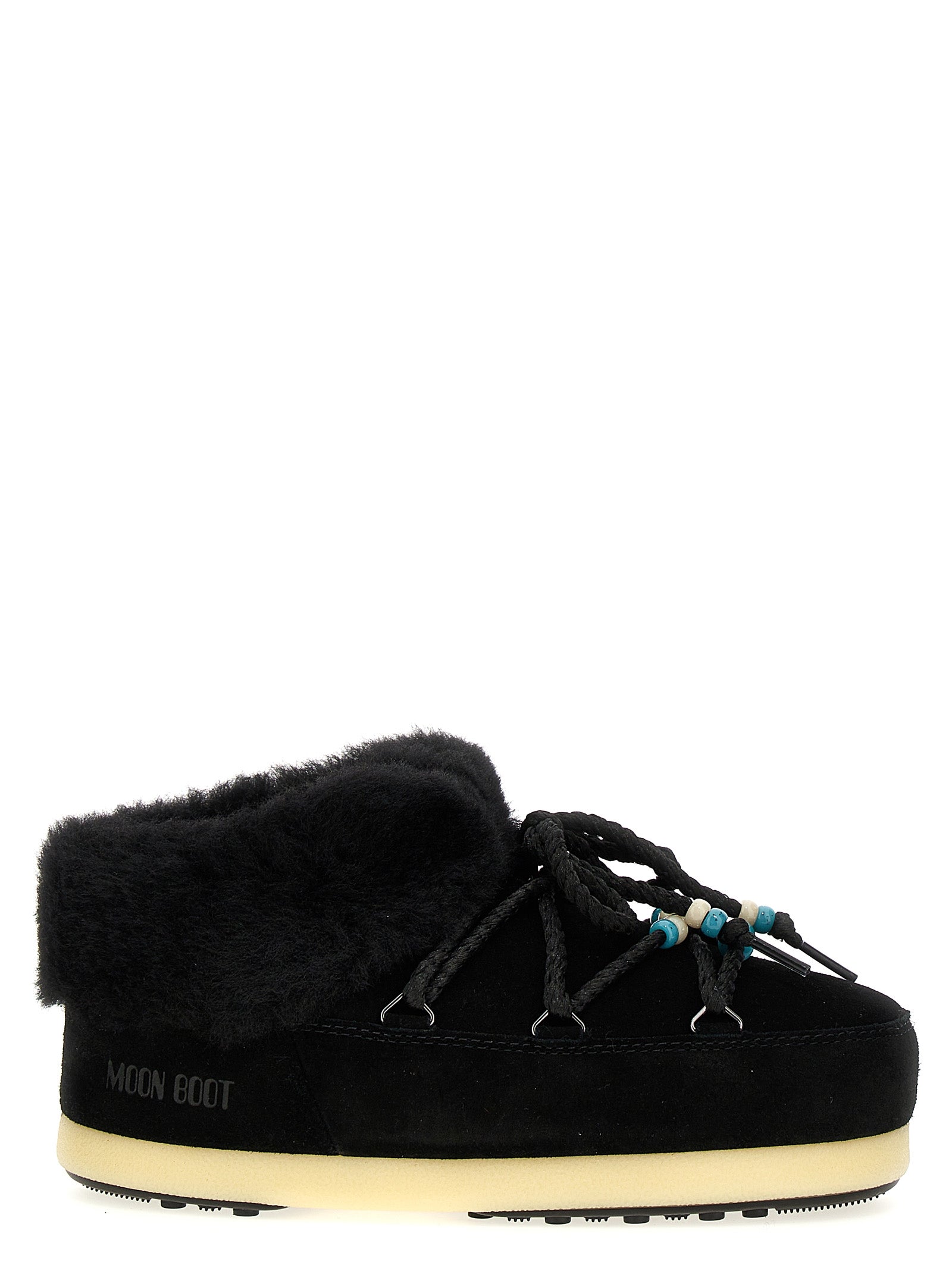 Moon Boot 'Mule Suede Beads' Ankle Boots