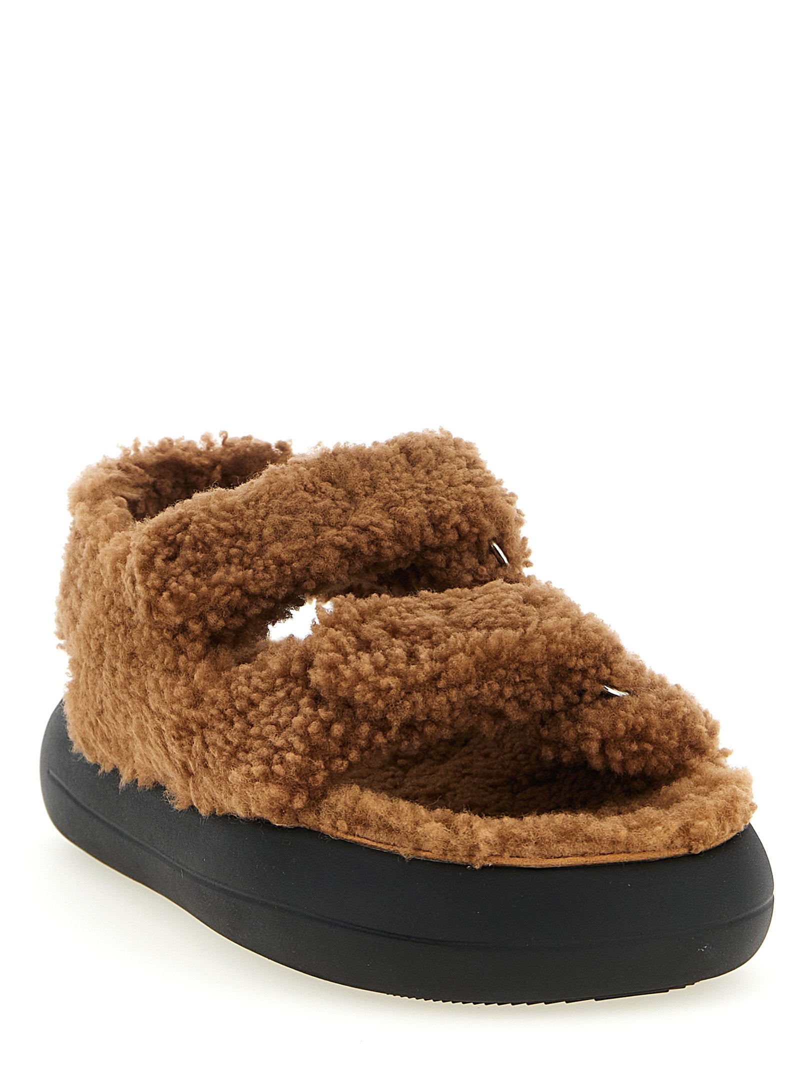 Moon Boot Shearling Sandals
