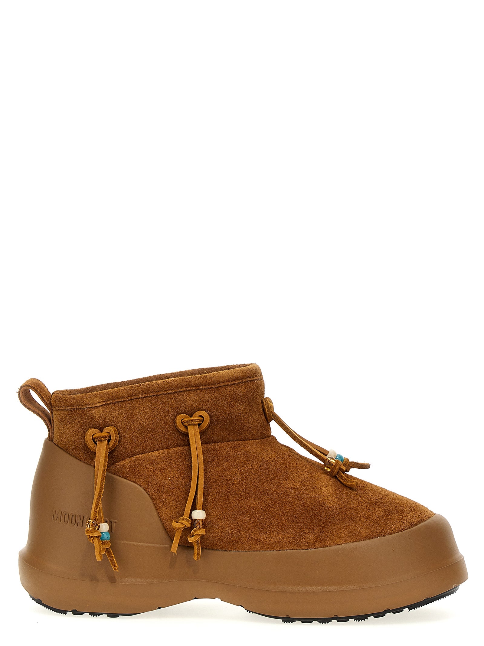 Moon Boot 'Luna Low Suede Beads' Ankle Boots