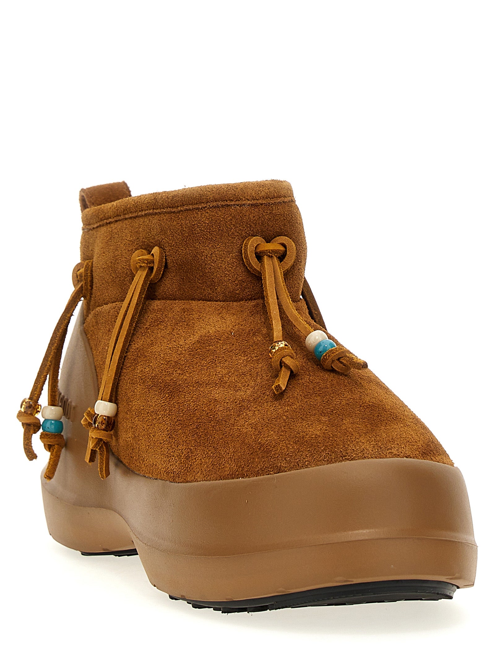 Moon Boot 'Luna Low Suede Beads' Ankle Boots