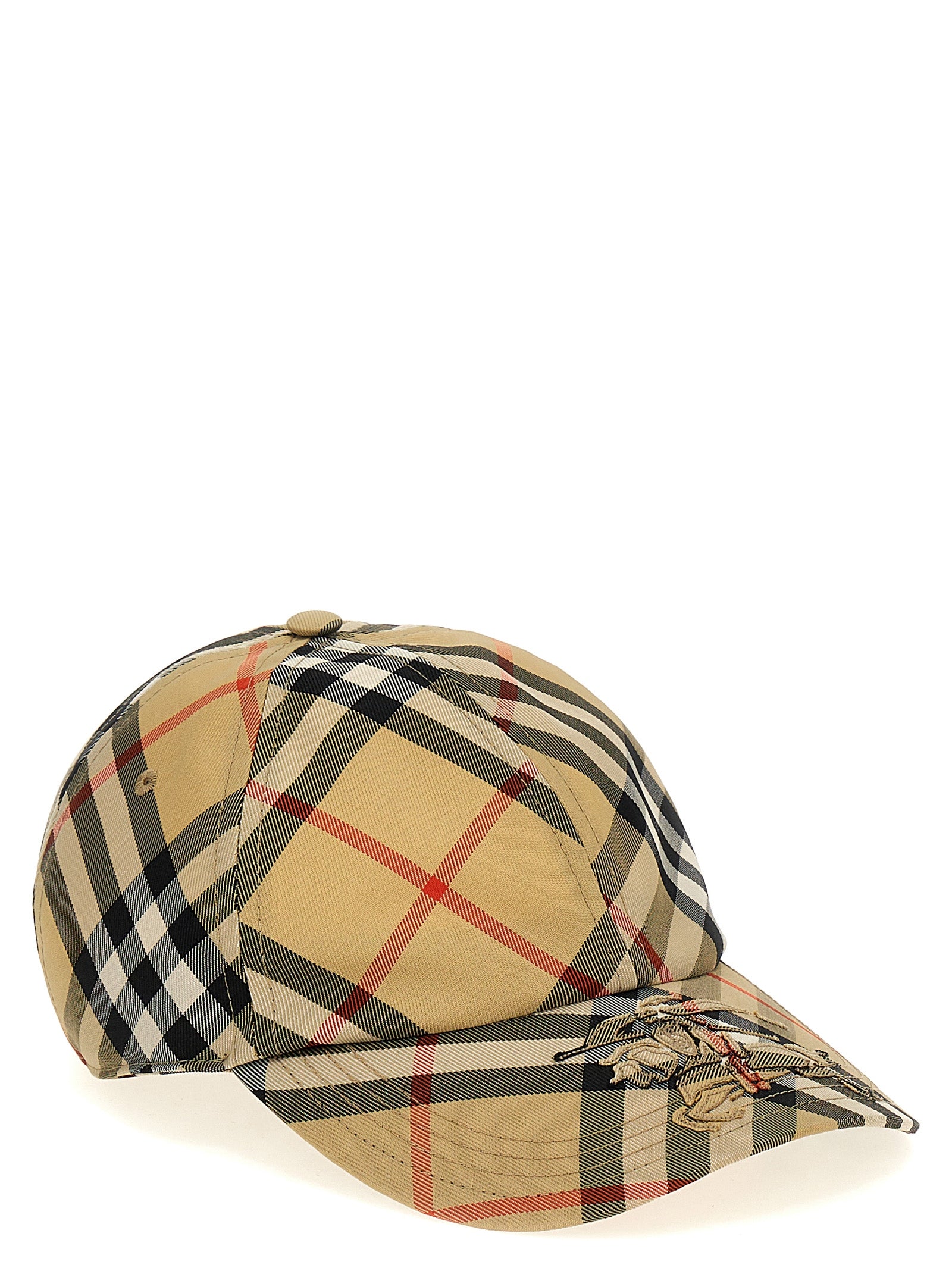 Burberry Check Logo Cap