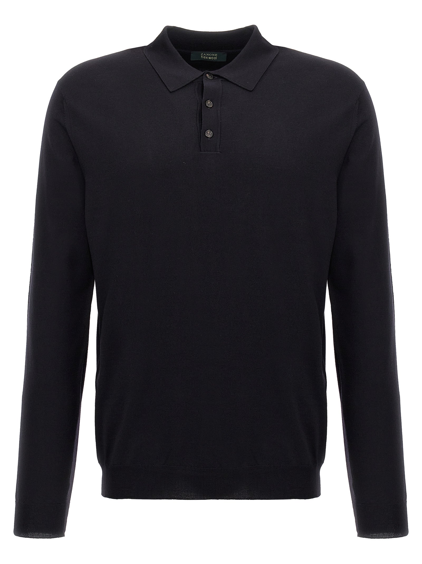 Zanone Wool Polo Shirt