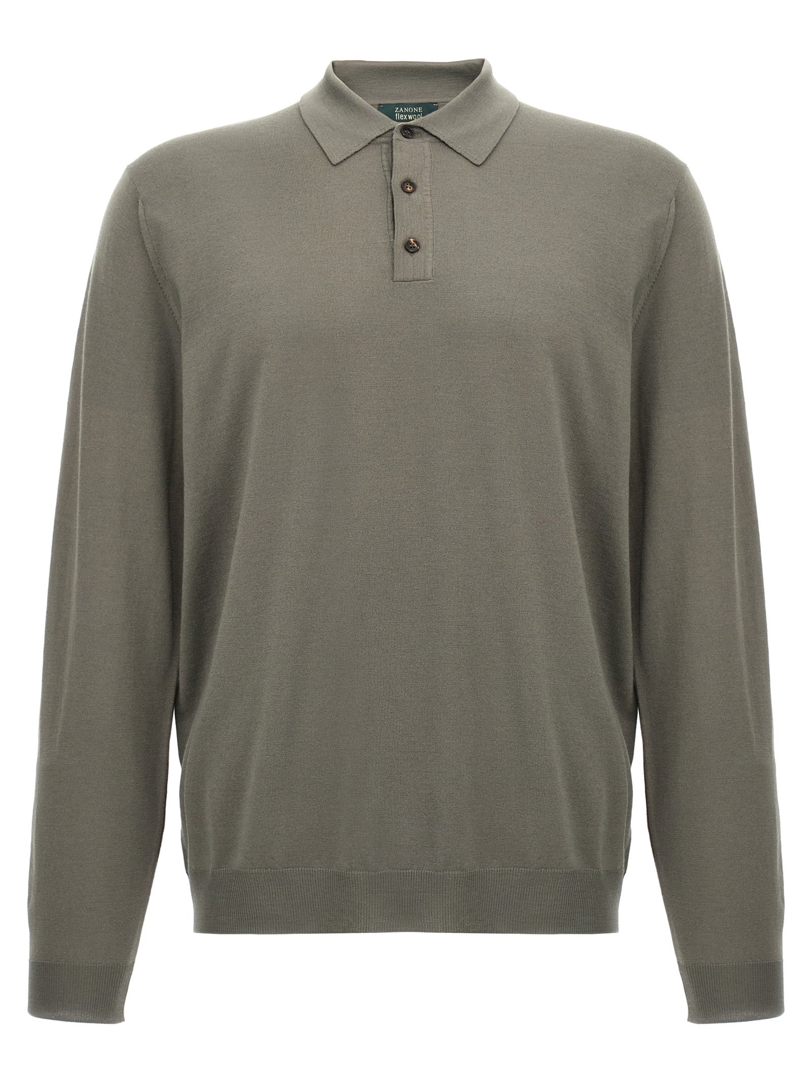 Zanone Wool Polo Shirt