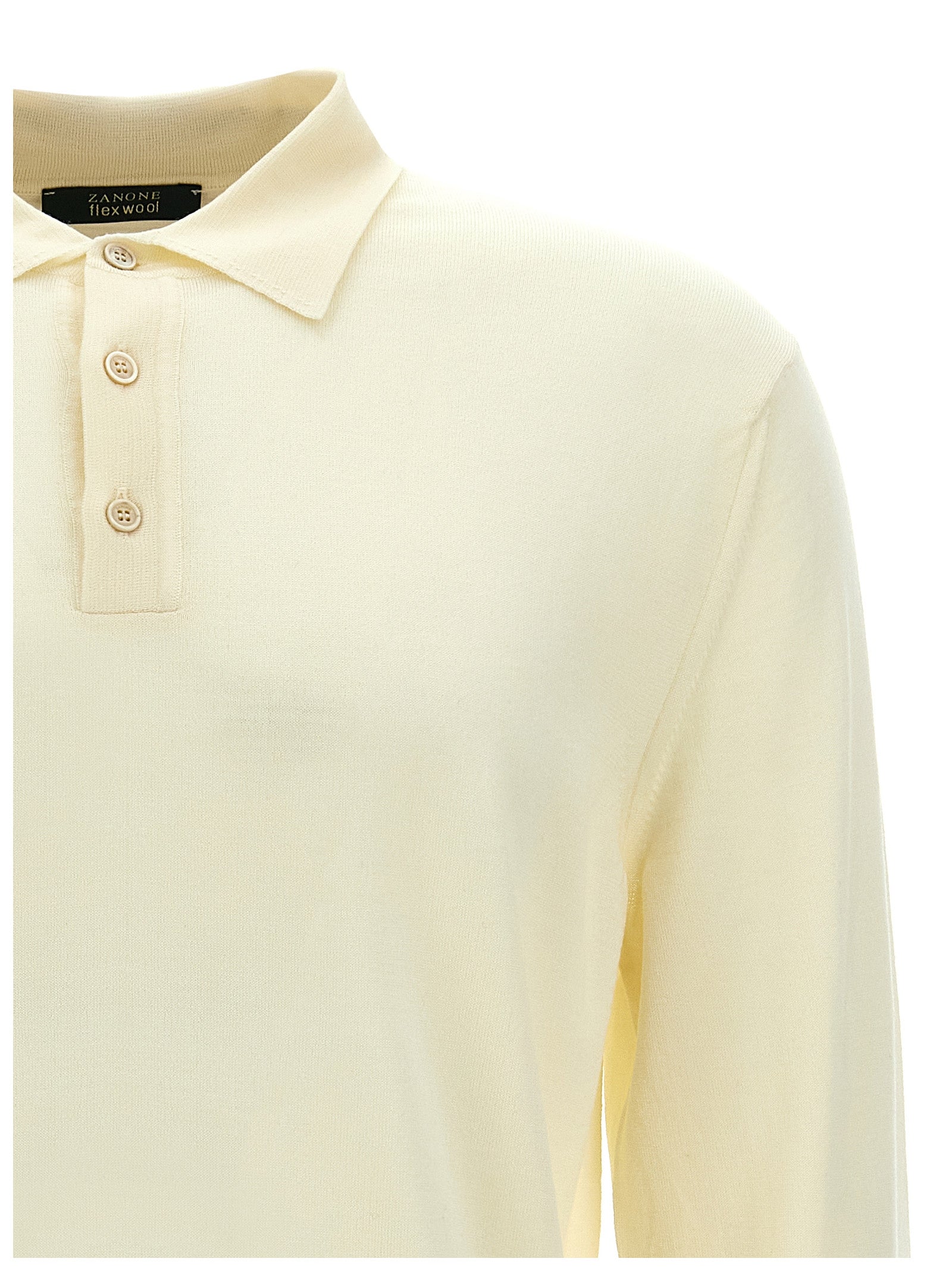 Zanone Wool Polo Shirt