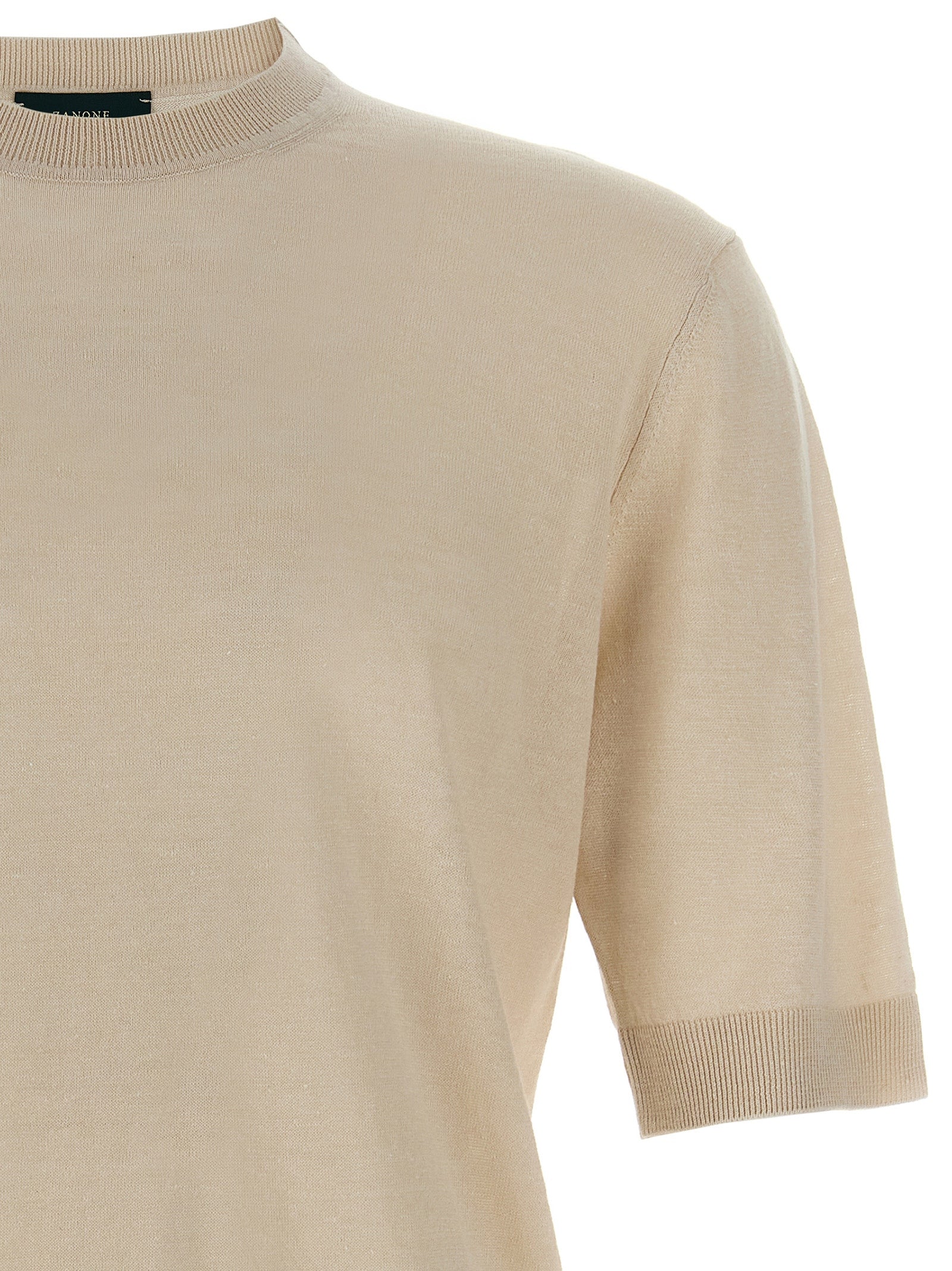 Zanone Linen Cotton T-Shirt